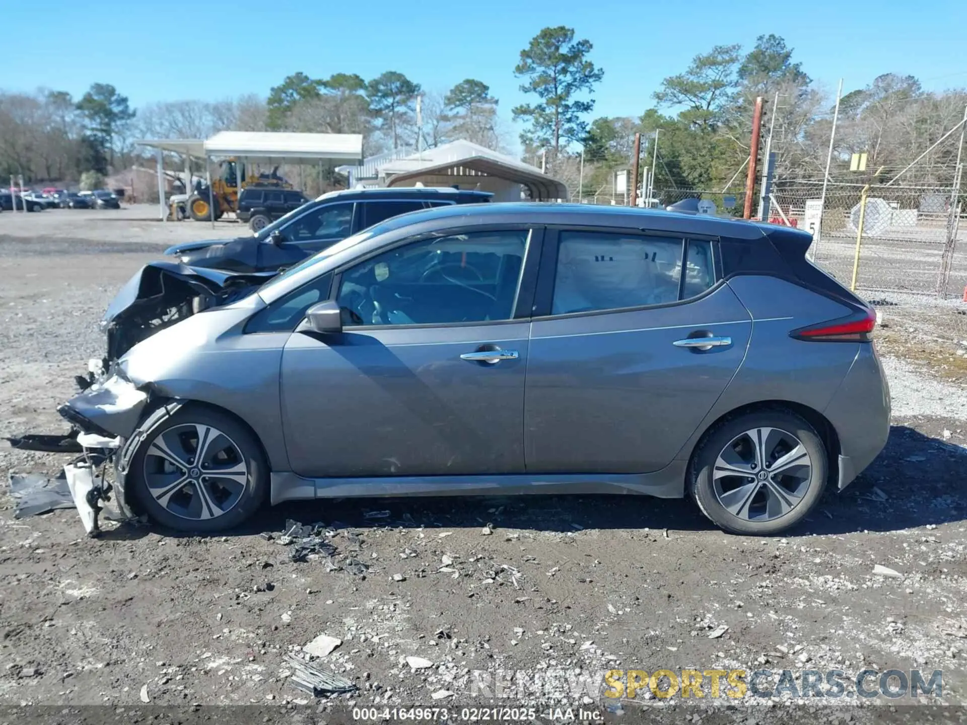 13 Фотография поврежденного автомобиля 1N4AZ1CV0MC554964 NISSAN LEAF 2021