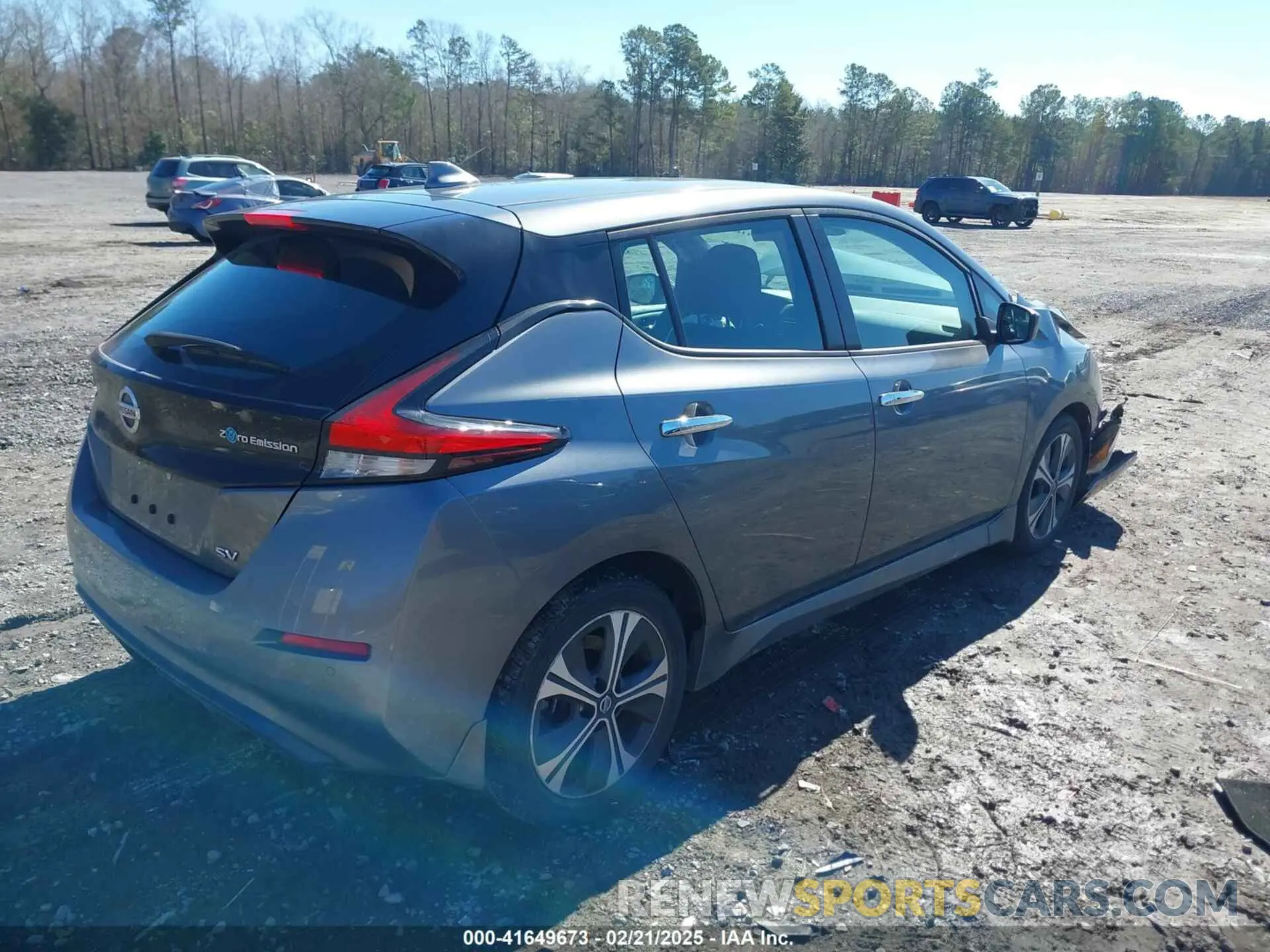 4 Фотография поврежденного автомобиля 1N4AZ1CV0MC554964 NISSAN LEAF 2021