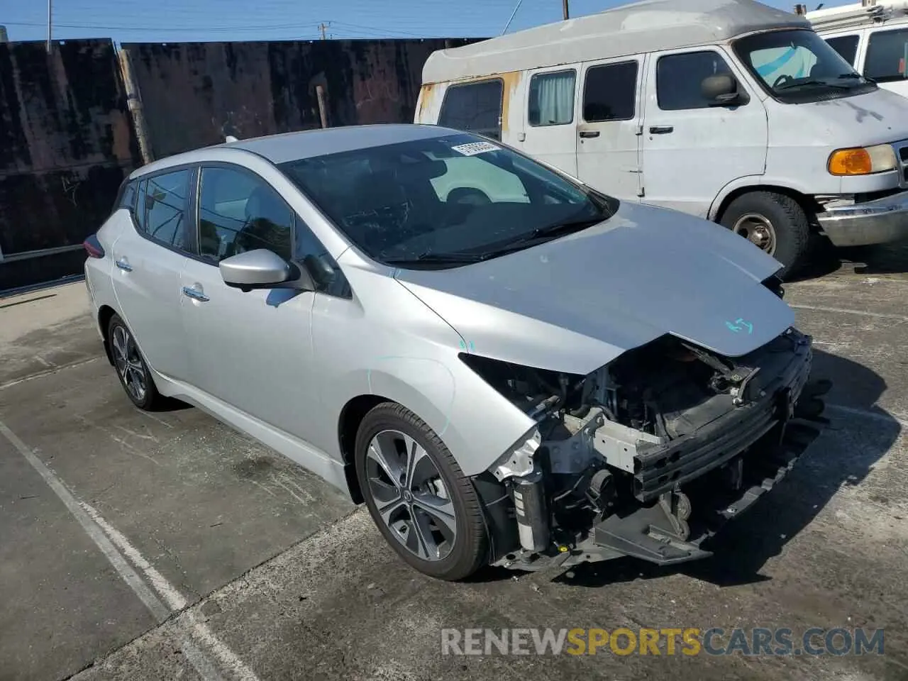 4 Photograph of a damaged car 1N4AZ1CV3MC551637 NISSAN LEAF 2021