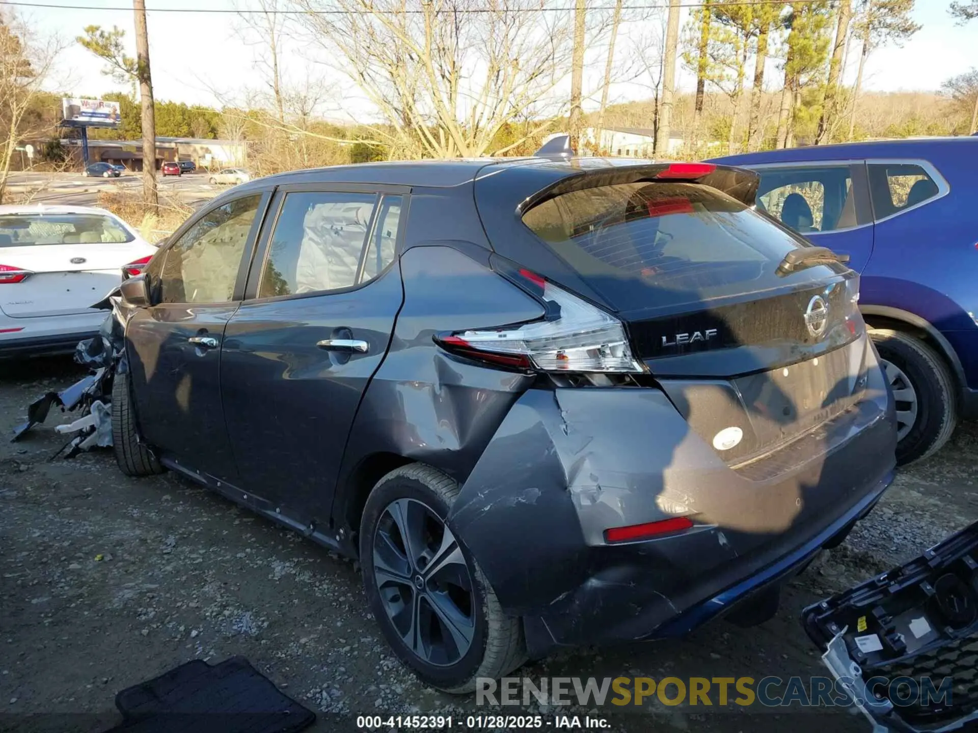 13 Photograph of a damaged car 1N4AZ1CVXMC553479 NISSAN LEAF 2021