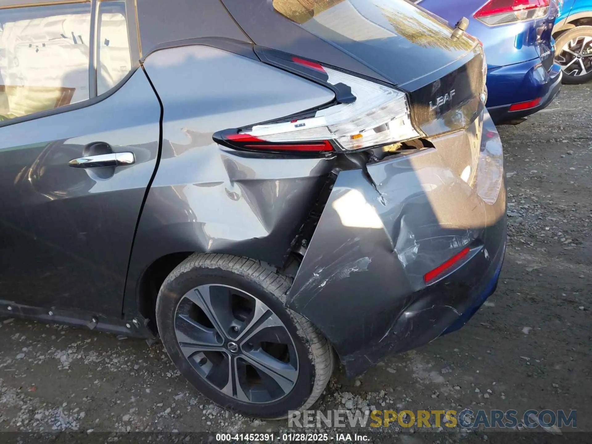 6 Photograph of a damaged car 1N4AZ1CVXMC553479 NISSAN LEAF 2021