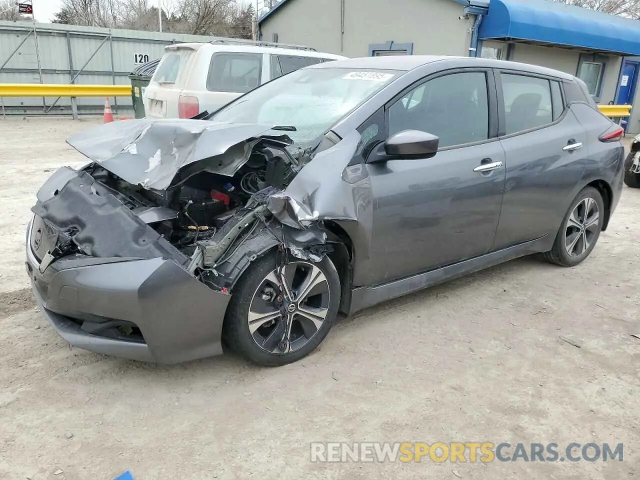 1 Фотография поврежденного автомобиля 1N4AZ1CVXMC556009 NISSAN LEAF 2021