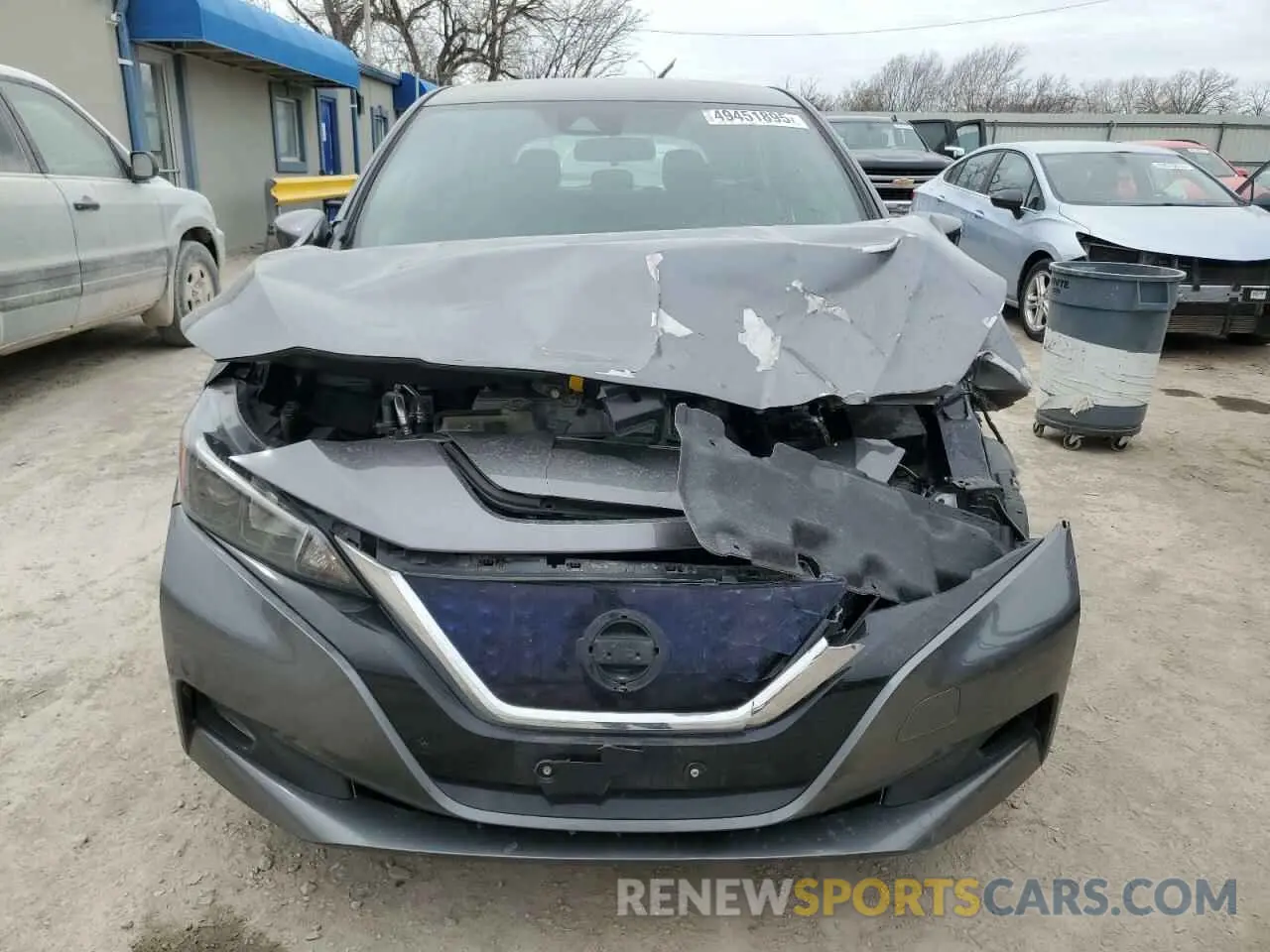 5 Фотография поврежденного автомобиля 1N4AZ1CVXMC556009 NISSAN LEAF 2021