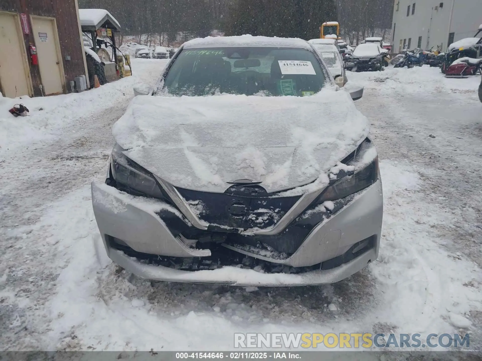 12 Photograph of a damaged car 1N4AZ1CVXMC557032 NISSAN LEAF 2021