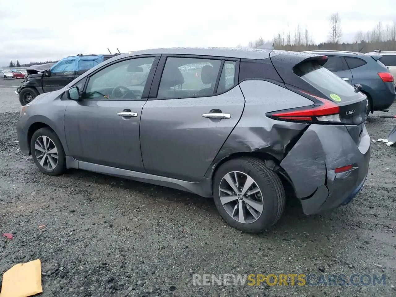2 Фотография поврежденного автомобиля 1N4BZ1BV3MC555502 NISSAN LEAF 2021