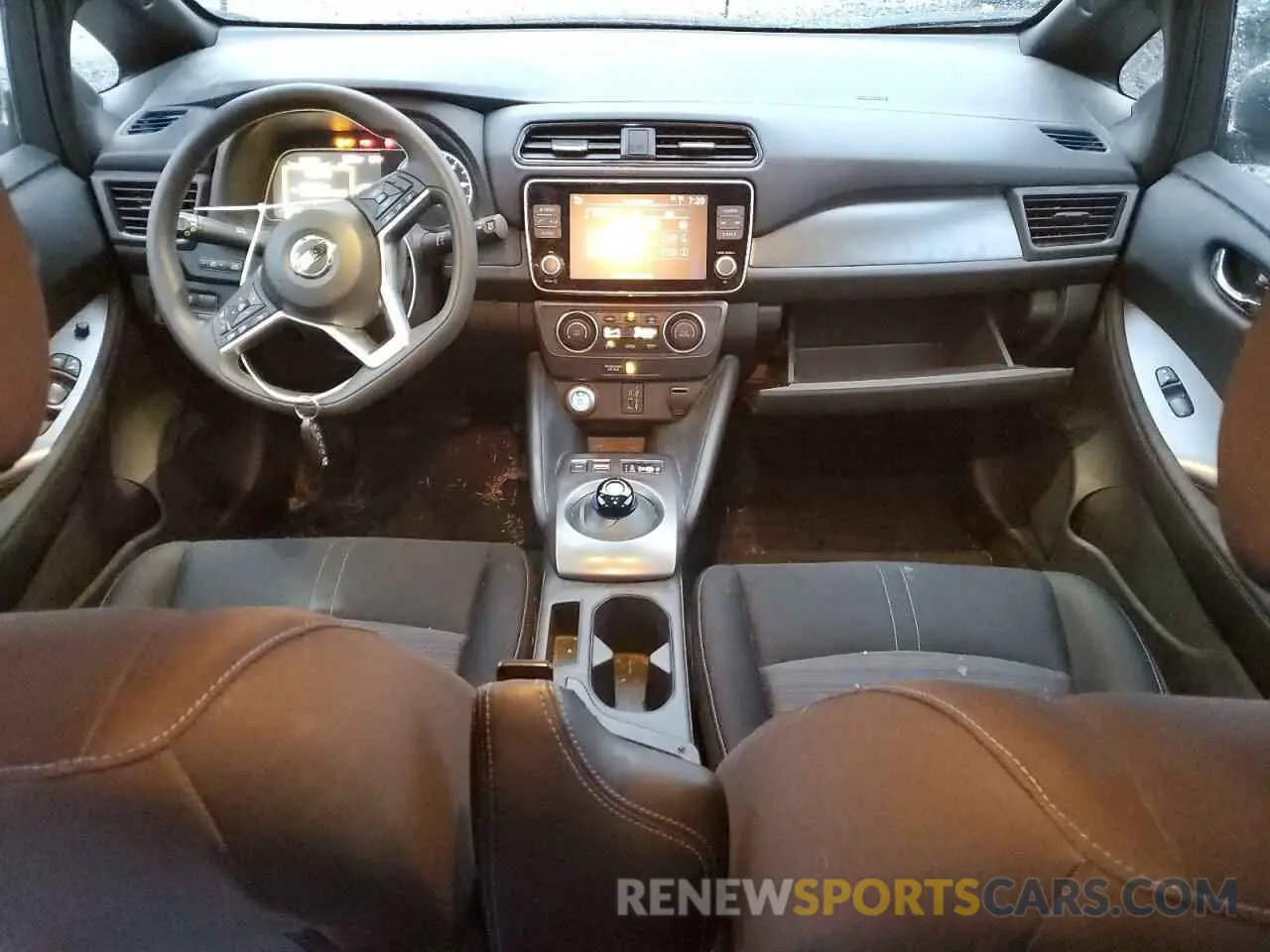 8 Фотография поврежденного автомобиля 1N4BZ1BV3MC555502 NISSAN LEAF 2021