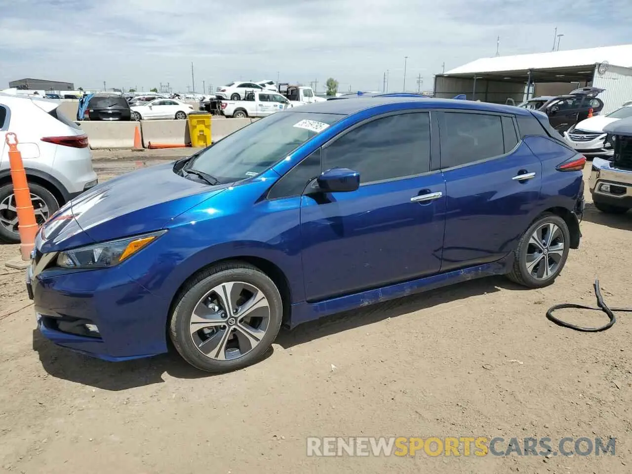 1 Photograph of a damaged car 1N4BZ1CV5MC555192 NISSAN LEAF 2021