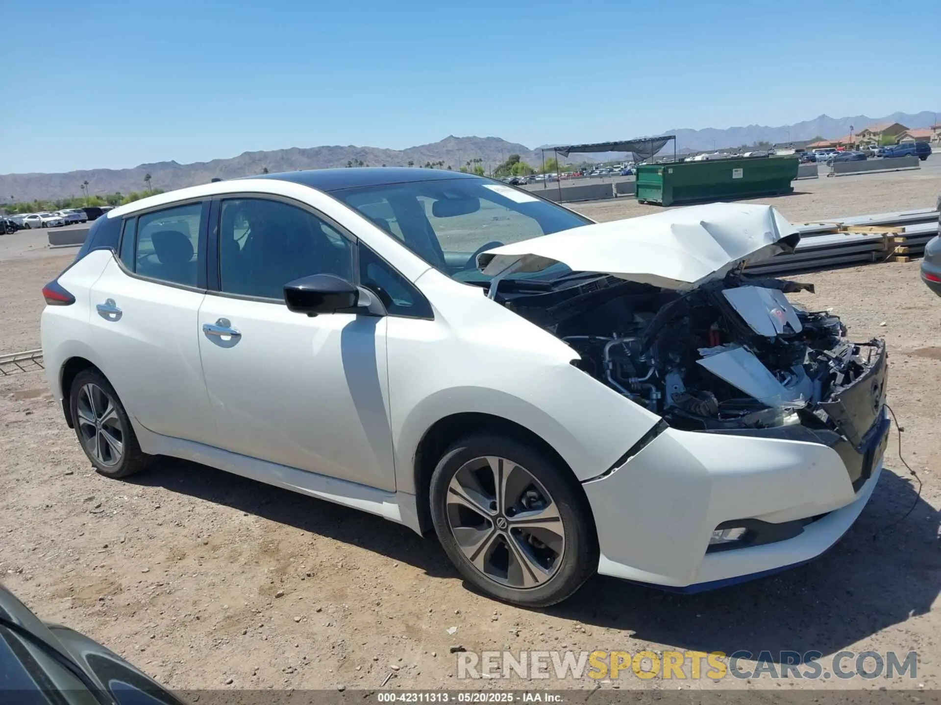 13 Фотография поврежденного автомобиля 1N4BZ1CV7MC551533 NISSAN LEAF 2021