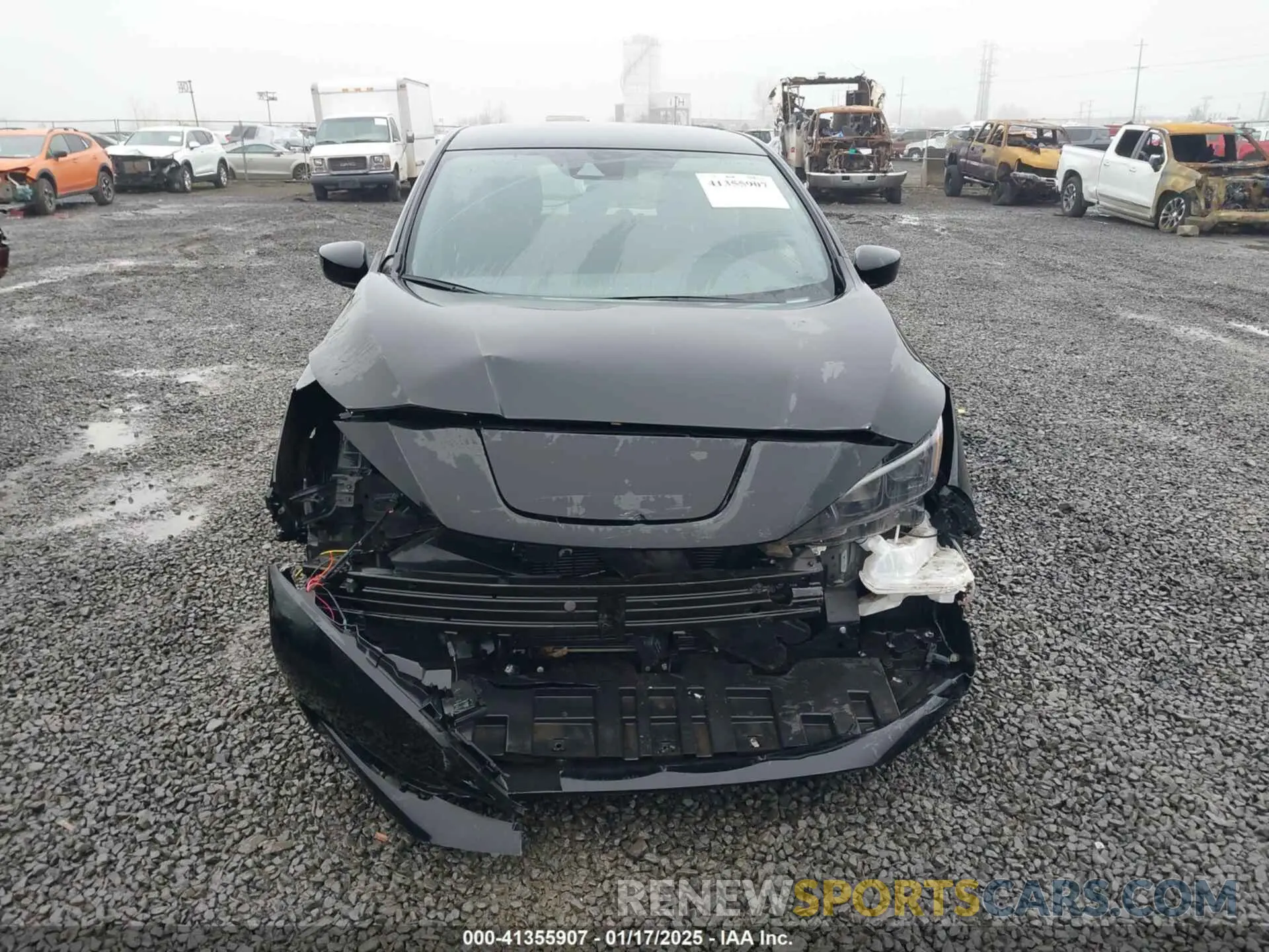 12 Фотография поврежденного автомобиля 1N4AZ1BV1NC562025 NISSAN LEAF 2022