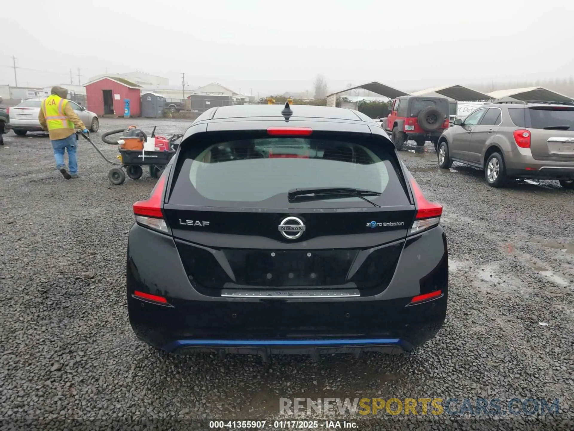 16 Фотография поврежденного автомобиля 1N4AZ1BV1NC562025 NISSAN LEAF 2022