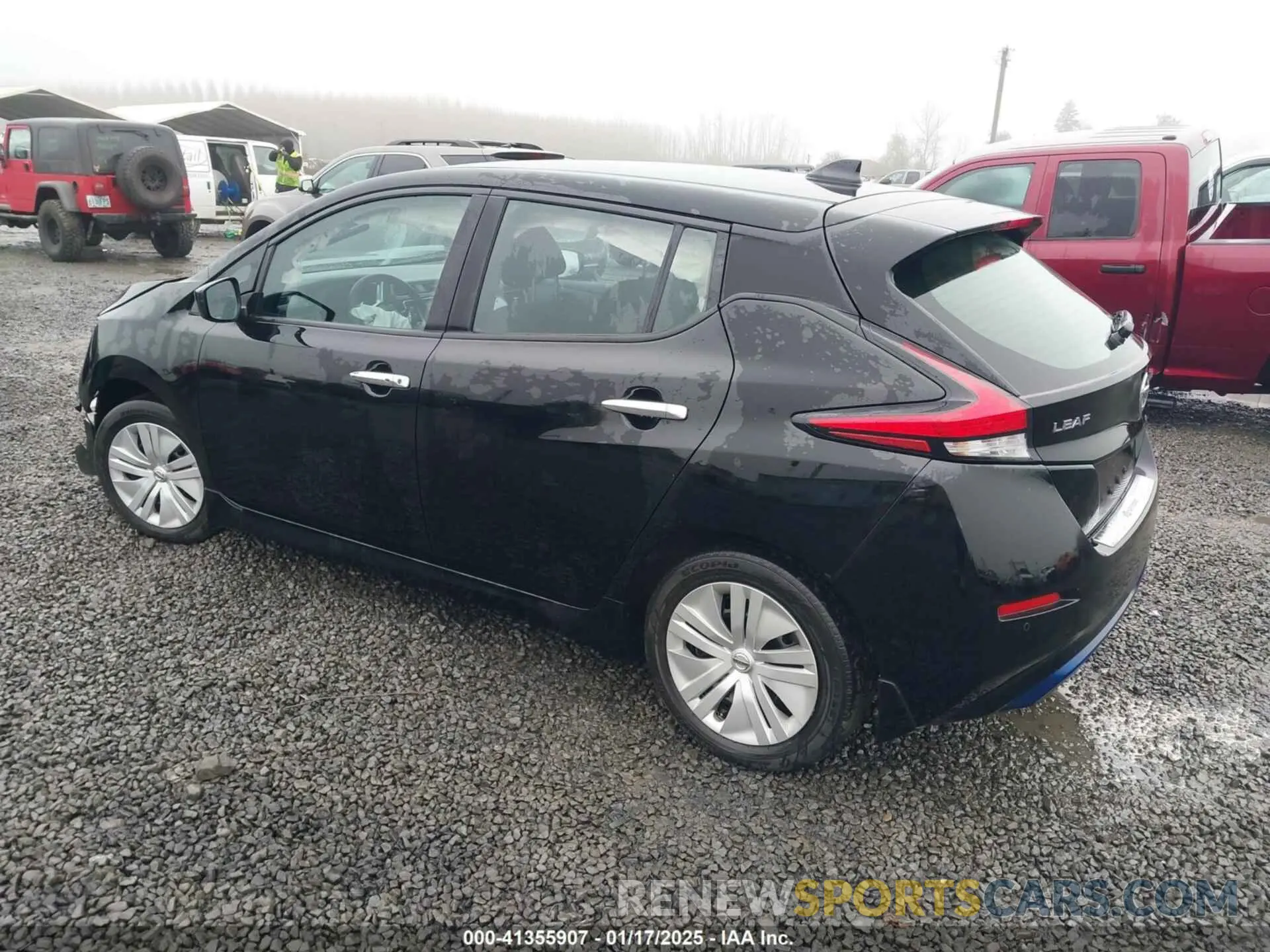 3 Фотография поврежденного автомобиля 1N4AZ1BV1NC562025 NISSAN LEAF 2022