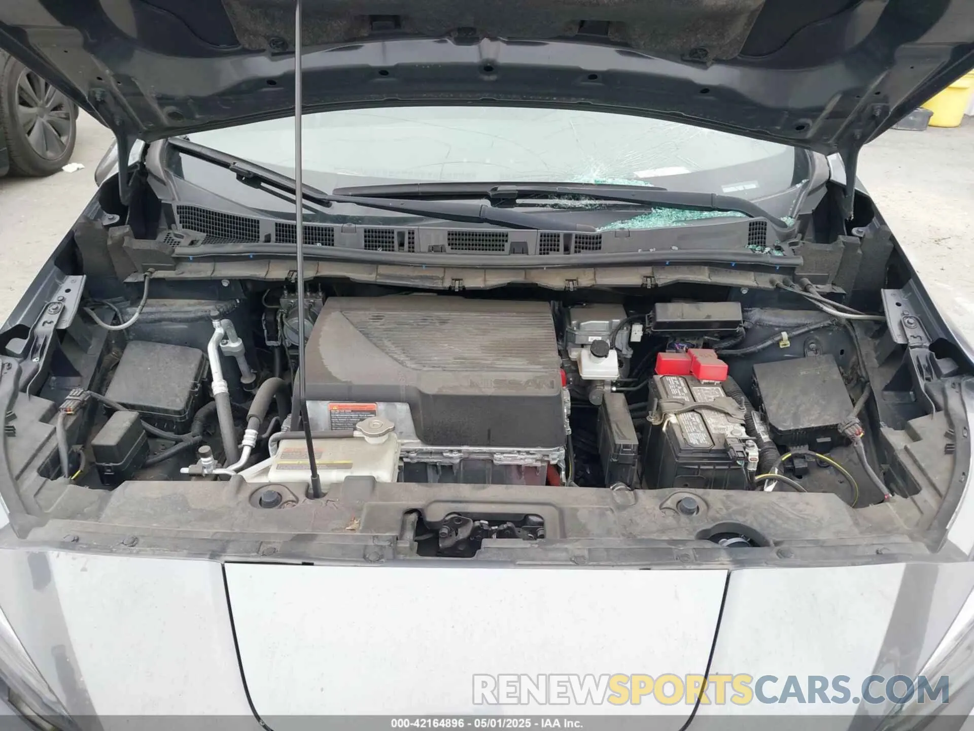 10 Фотография поврежденного автомобиля 1N4AZ1BV2NC557836 NISSAN LEAF 2022