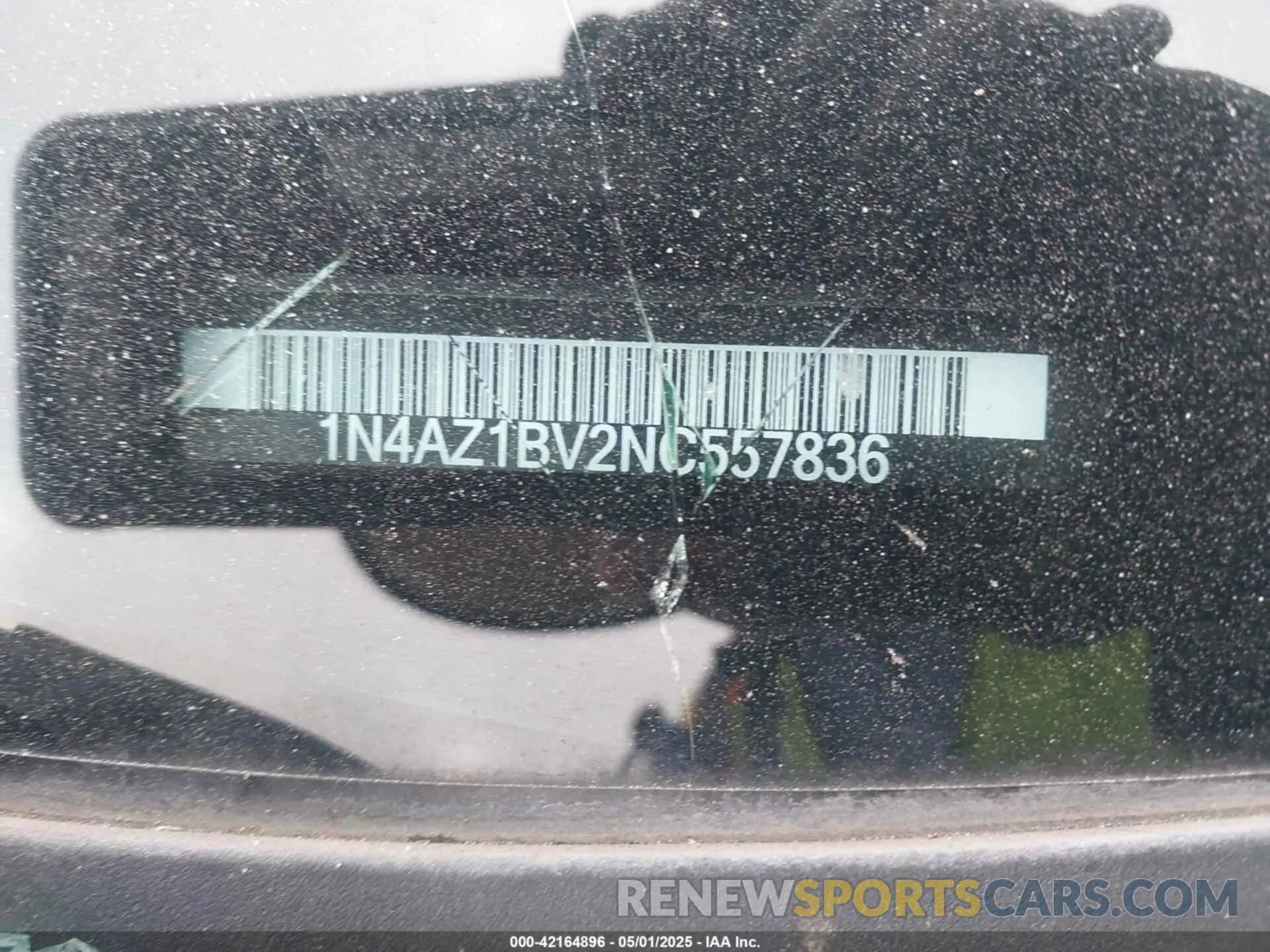 9 Фотография поврежденного автомобиля 1N4AZ1BV2NC557836 NISSAN LEAF 2022