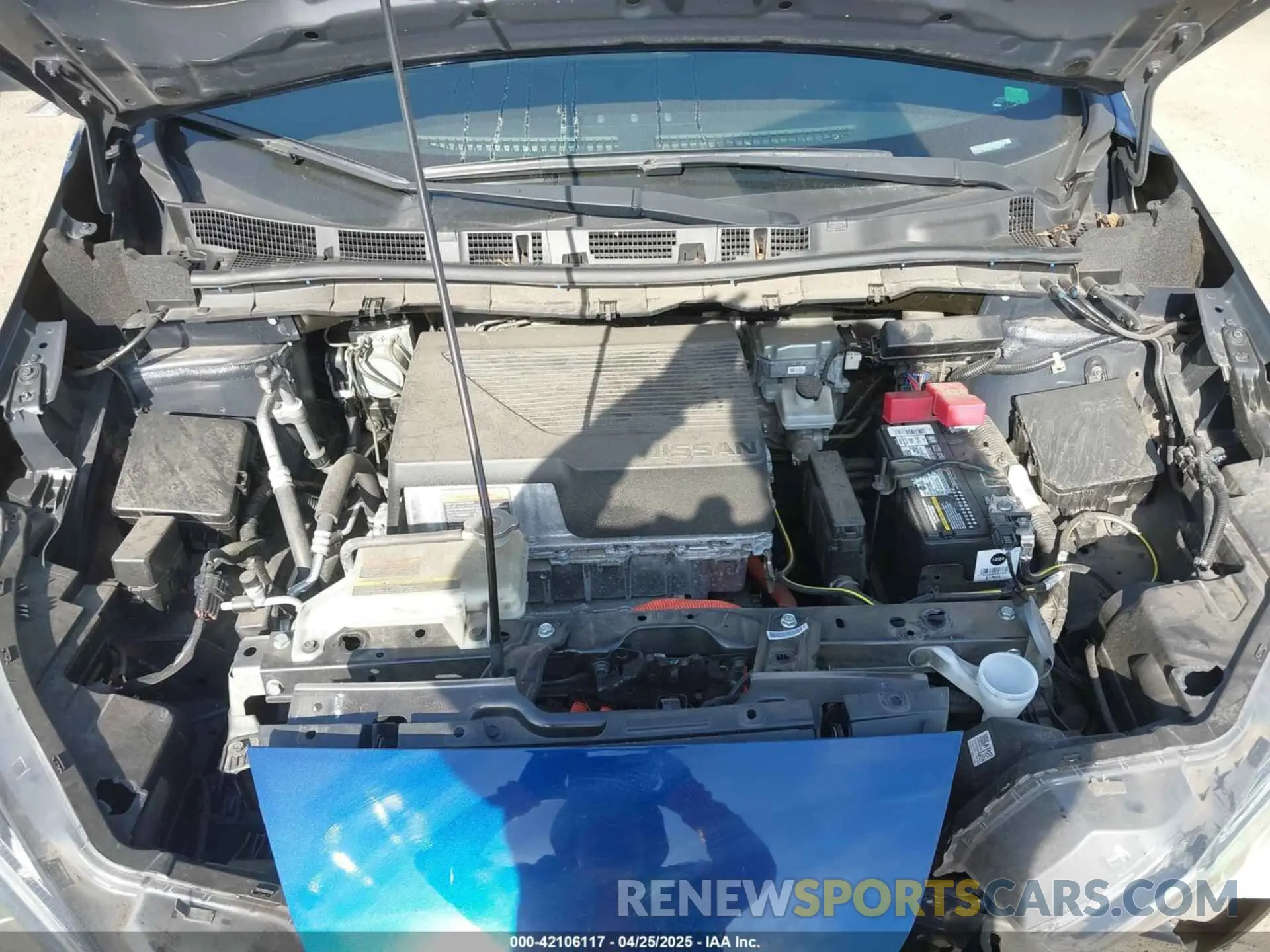 10 Фотография поврежденного автомобиля 1N4AZ1BV6NC555913 NISSAN LEAF 2022