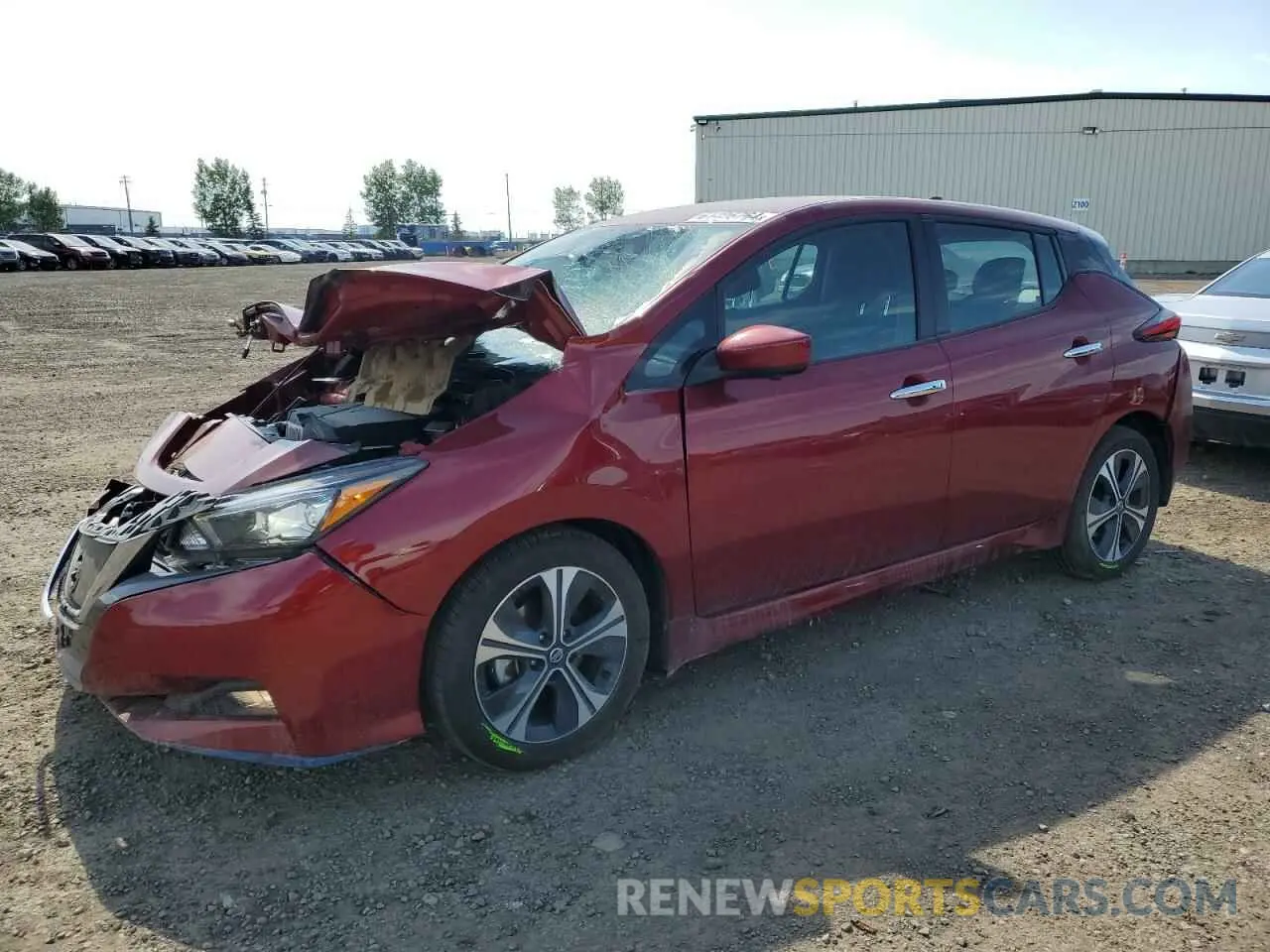 1 Photograph of a damaged car 1N4BZ1CV7NC555289 NISSAN LEAF 2022