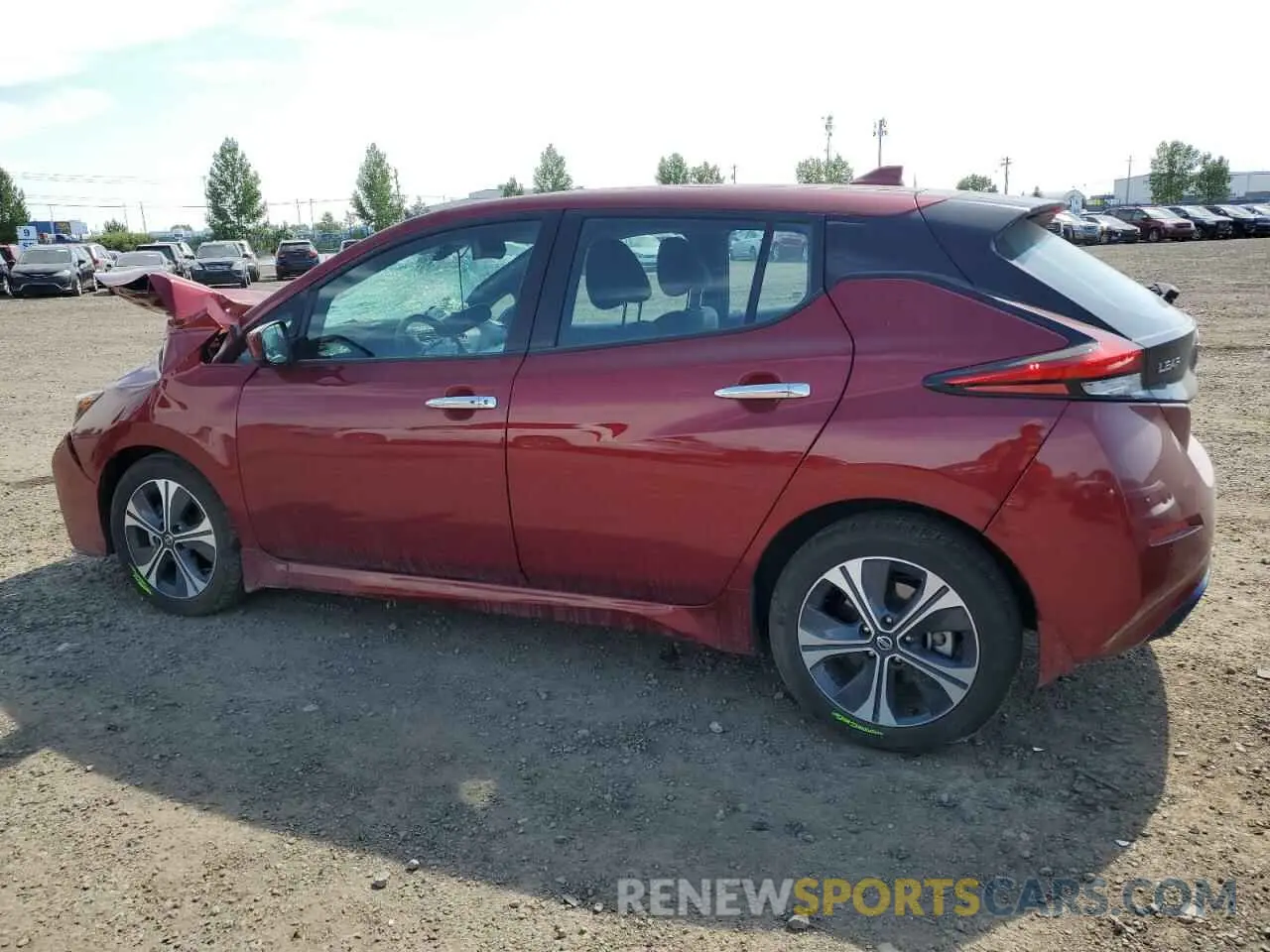 2 Photograph of a damaged car 1N4BZ1CV7NC555289 NISSAN LEAF 2022
