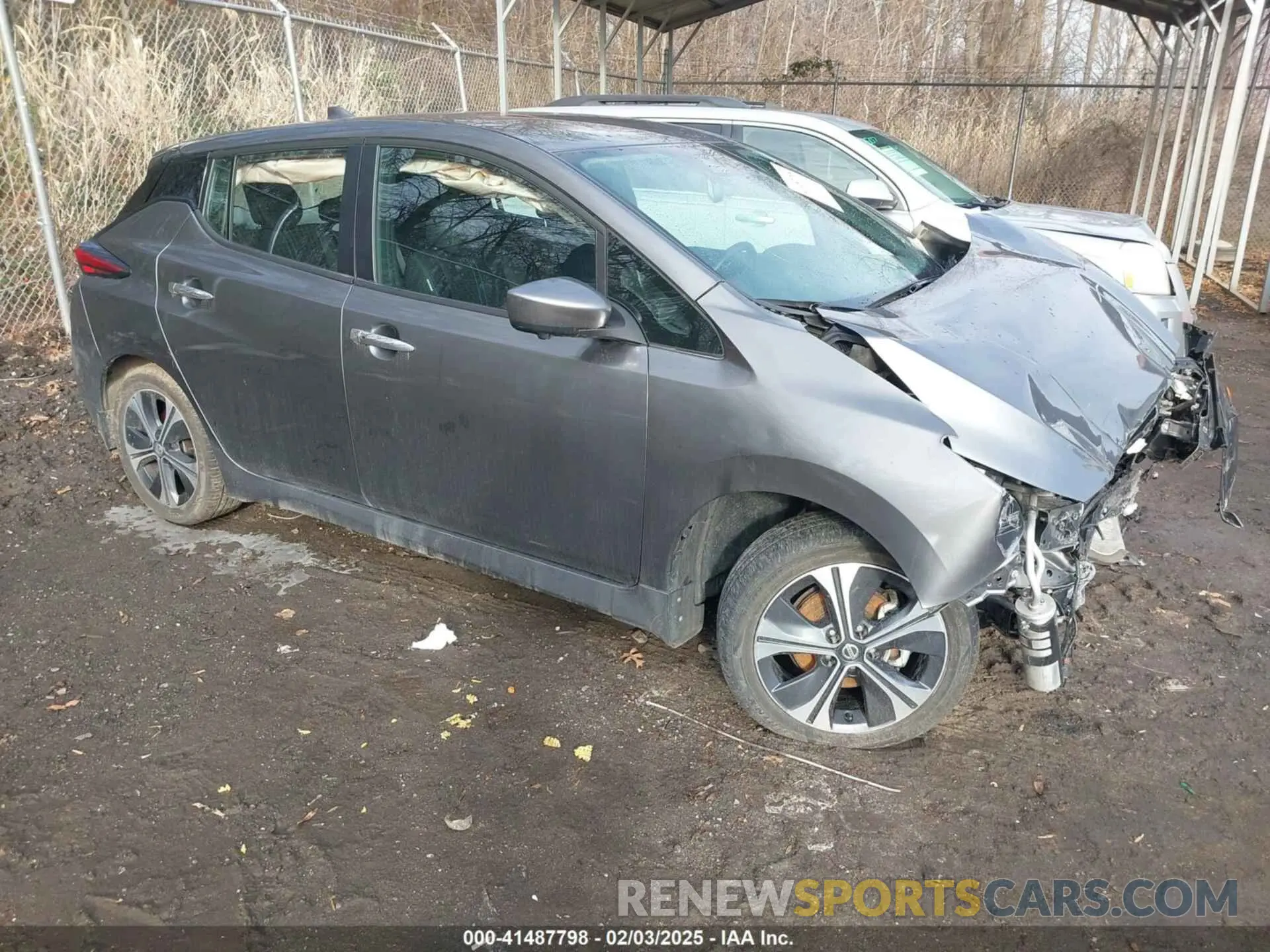 1 Photograph of a damaged car 1N4BZ1CV8NC559061 NISSAN LEAF 2022