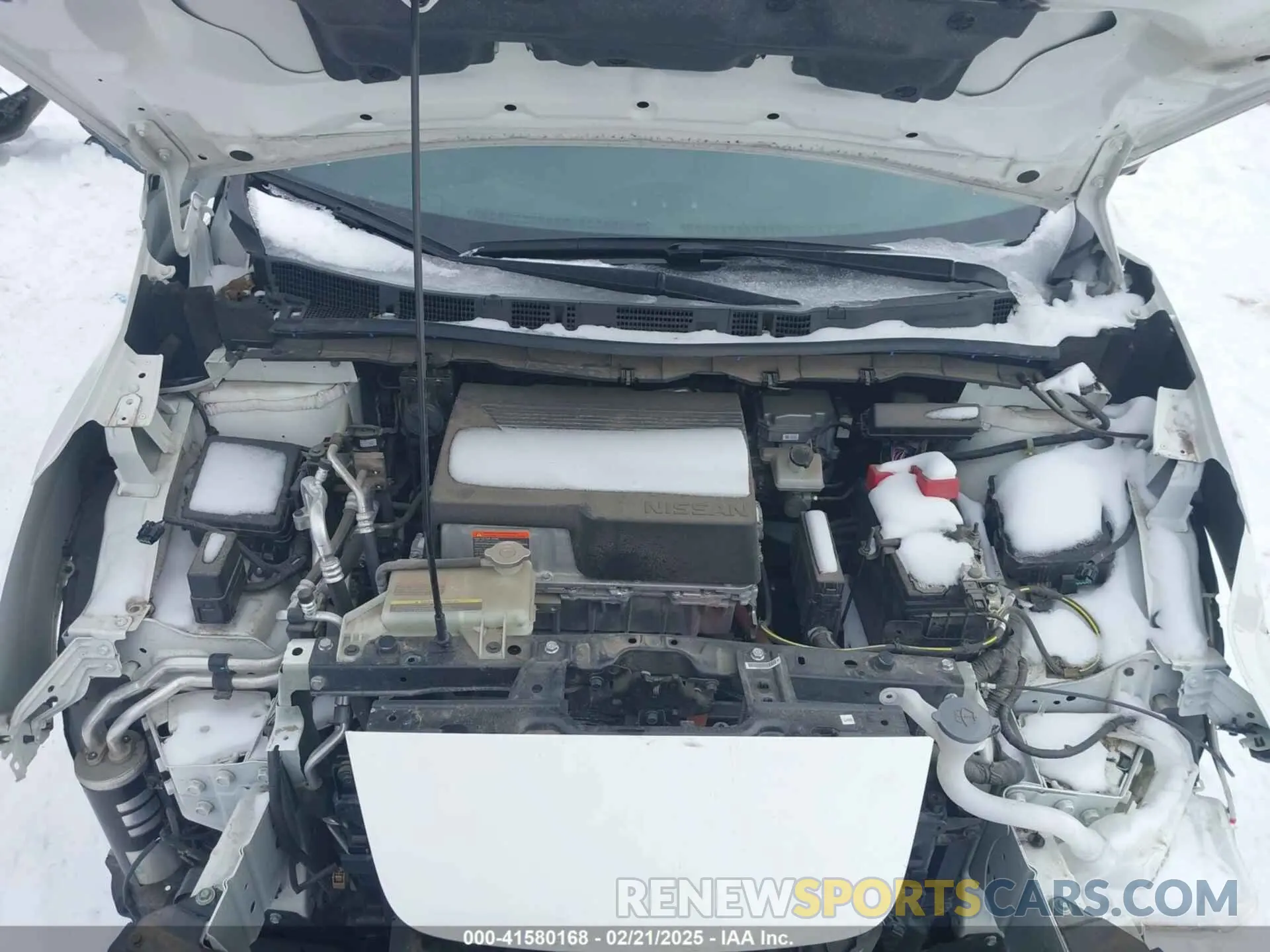 10 Photograph of a damaged car 1N4BZ1CV9NC557996 NISSAN LEAF 2022