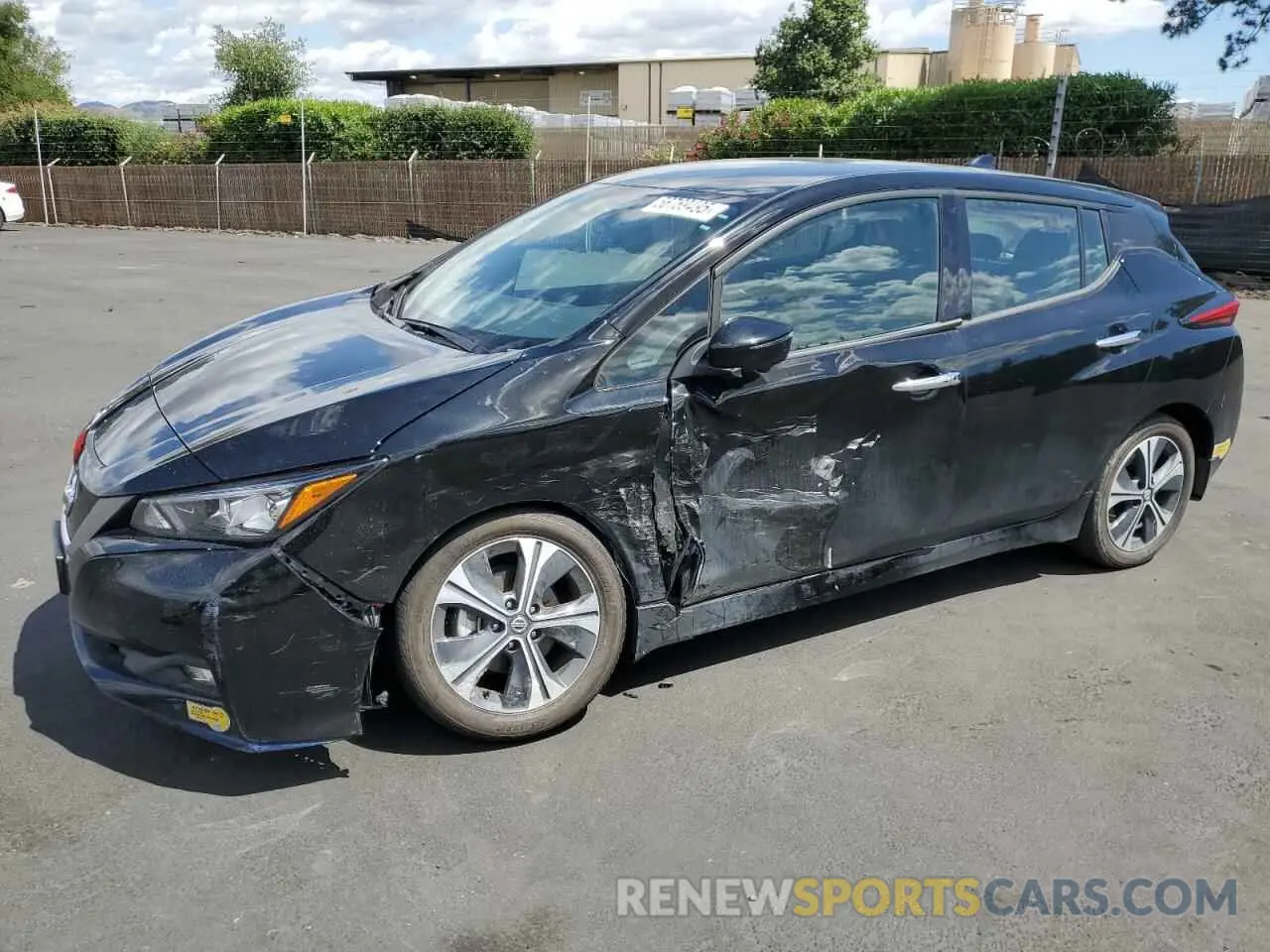 1 Photograph of a damaged car 1N4BZ1DV3NC553442 NISSAN LEAF 2022