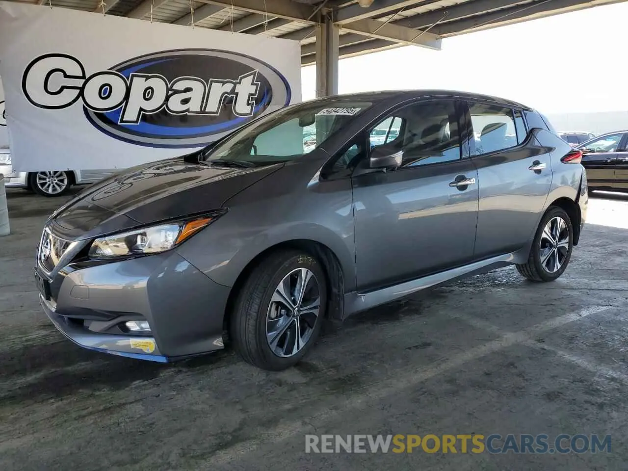 1 Photograph of a damaged car 1N4BZ1DV5NC554365 NISSAN LEAF 2022