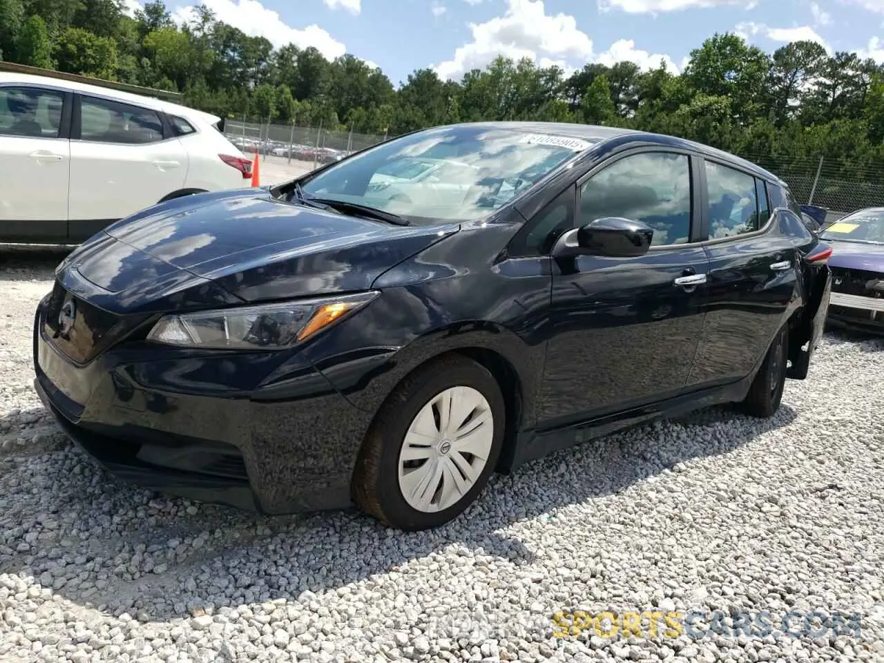 1 Photograph of a damaged car 1N4AZ1BV4PC561485 NISSAN LEAF 2023