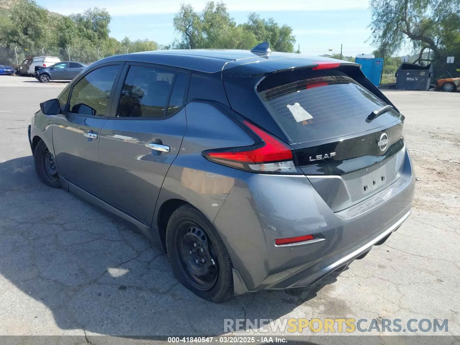 3 Фотография поврежденного автомобиля 1N4AZ1BV5PC554920 NISSAN LEAF 2023