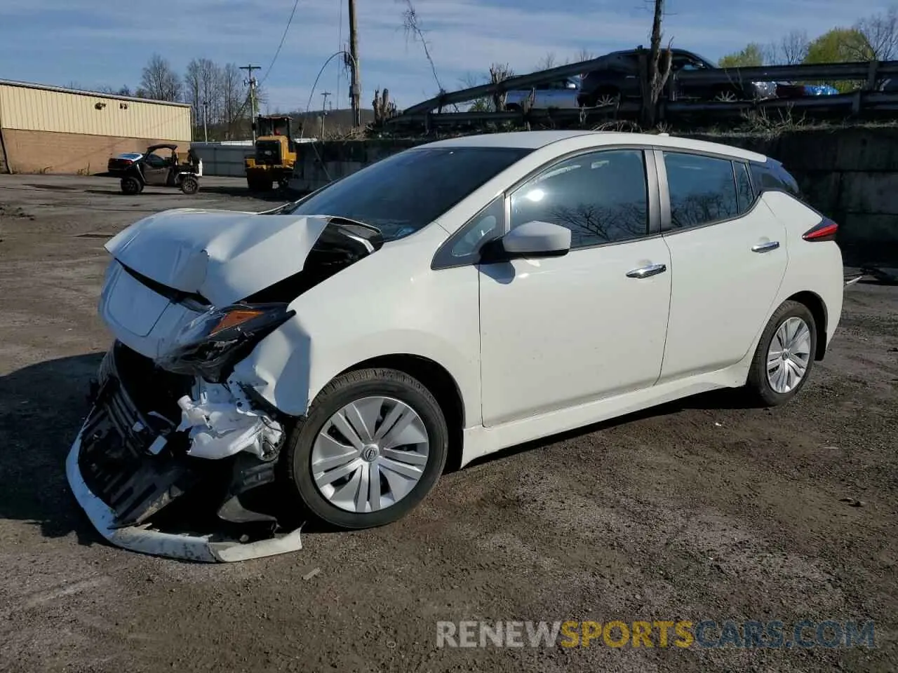 1 Фотография поврежденного автомобиля 1N4AZ1BV6PC553744 NISSAN LEAF 2023
