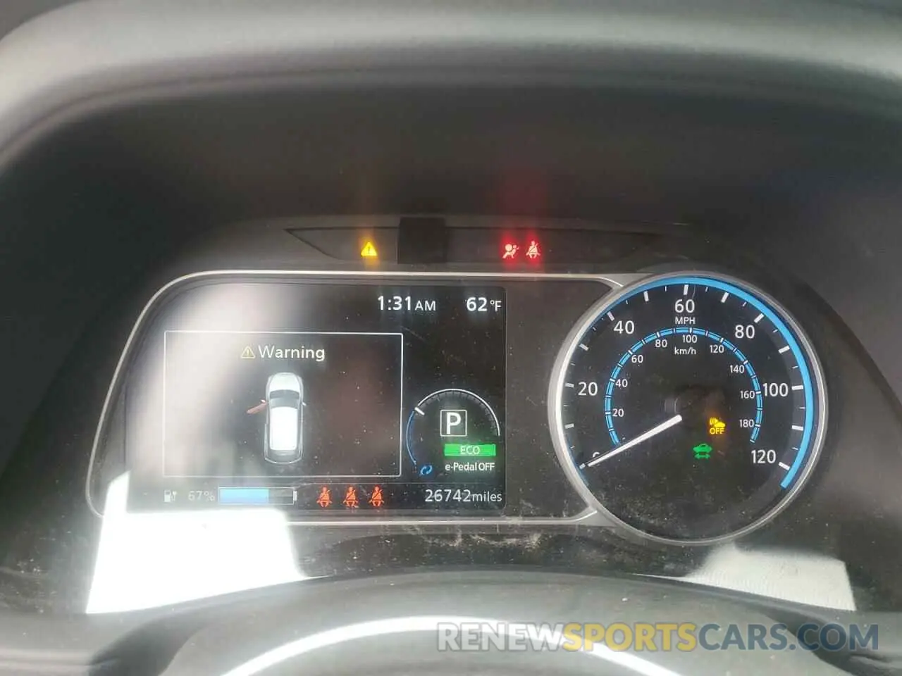 9 Фотография поврежденного автомобиля 1N4AZ1BV6PC553744 NISSAN LEAF 2023