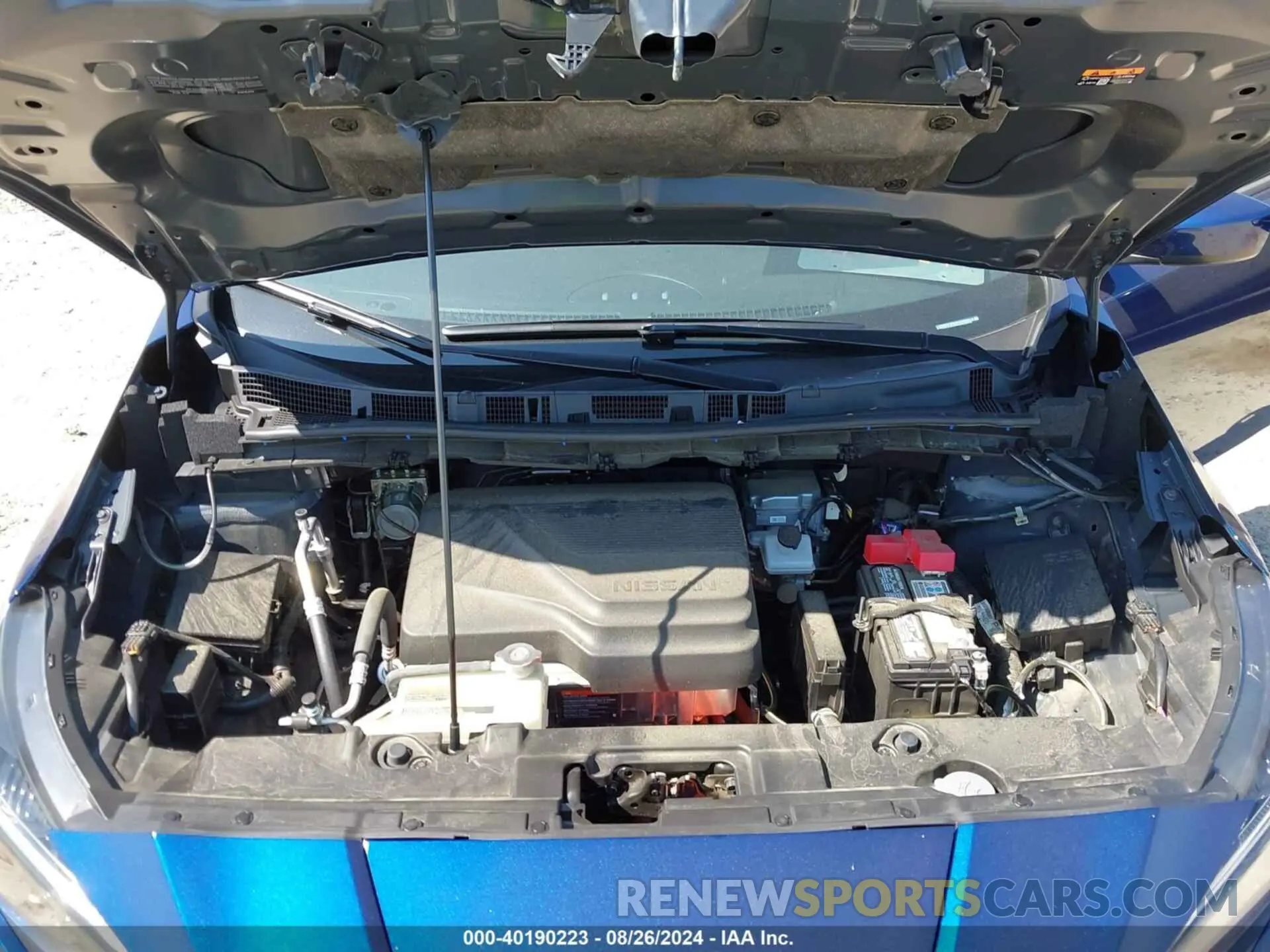 10 Photograph of a damaged car 1N4AZ1BV6PC556918 NISSAN LEAF 2023
