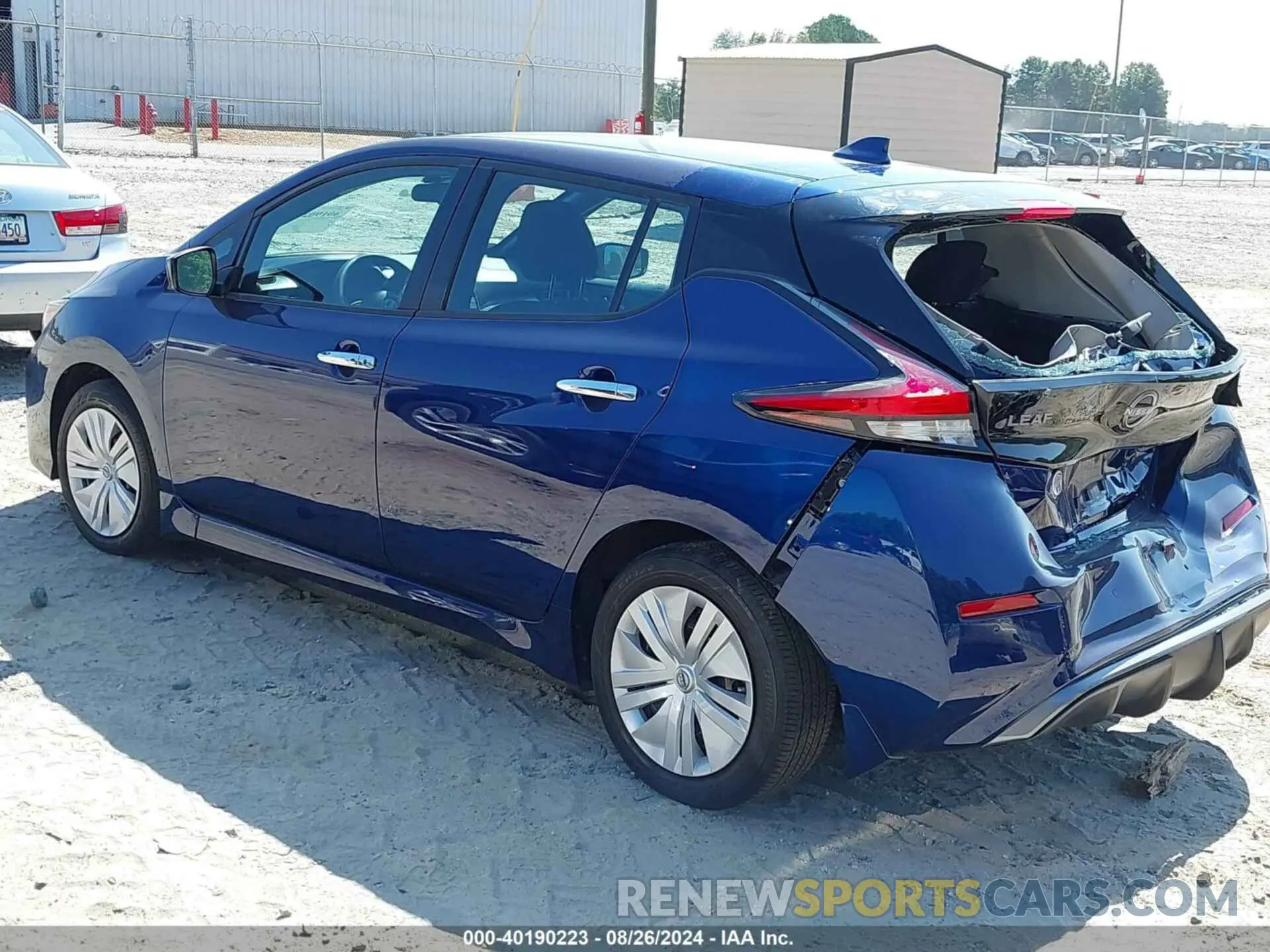 3 Photograph of a damaged car 1N4AZ1BV6PC556918 NISSAN LEAF 2023