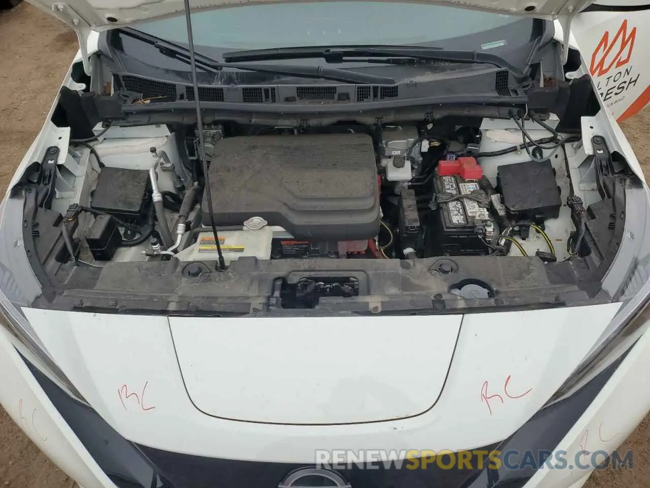 11 Photograph of a damaged car 1N4AZ1BV7PC556149 NISSAN LEAF 2023