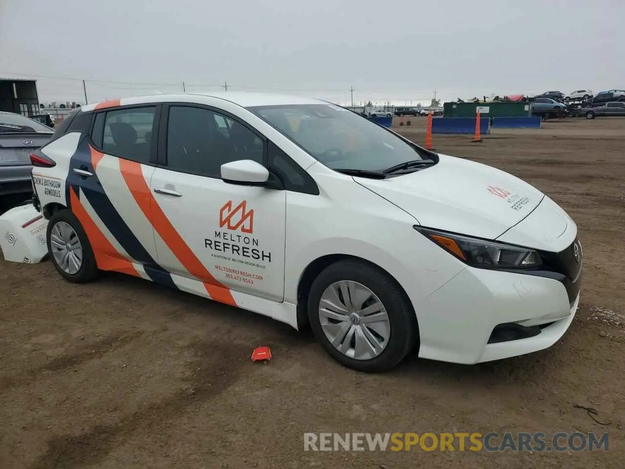 4 Photograph of a damaged car 1N4AZ1BV7PC556149 NISSAN LEAF 2023