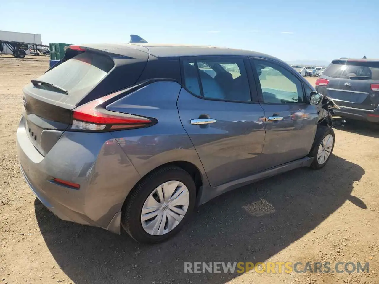 3 Photograph of a damaged car 1N4AZ1BV7PC557950 NISSAN LEAF 2023