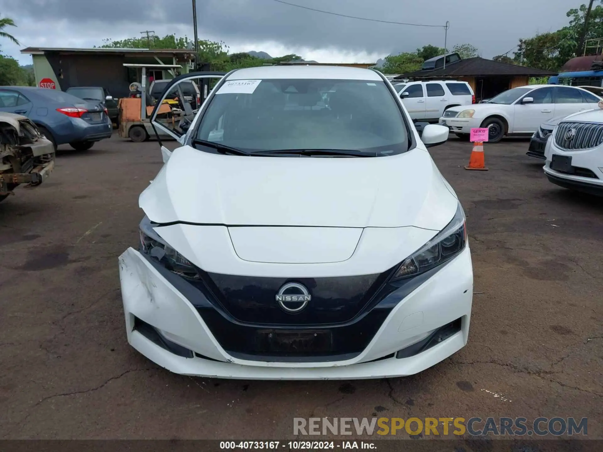 12 Фотография поврежденного автомобиля 1N4AZ1BV7PC560847 NISSAN LEAF 2023