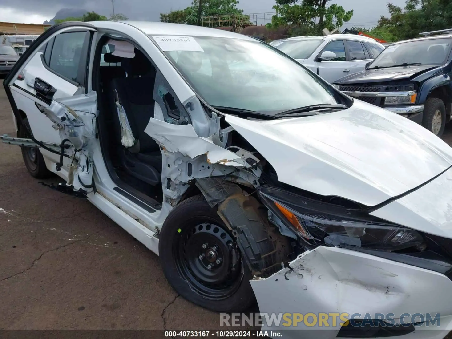 6 Фотография поврежденного автомобиля 1N4AZ1BV7PC560847 NISSAN LEAF 2023