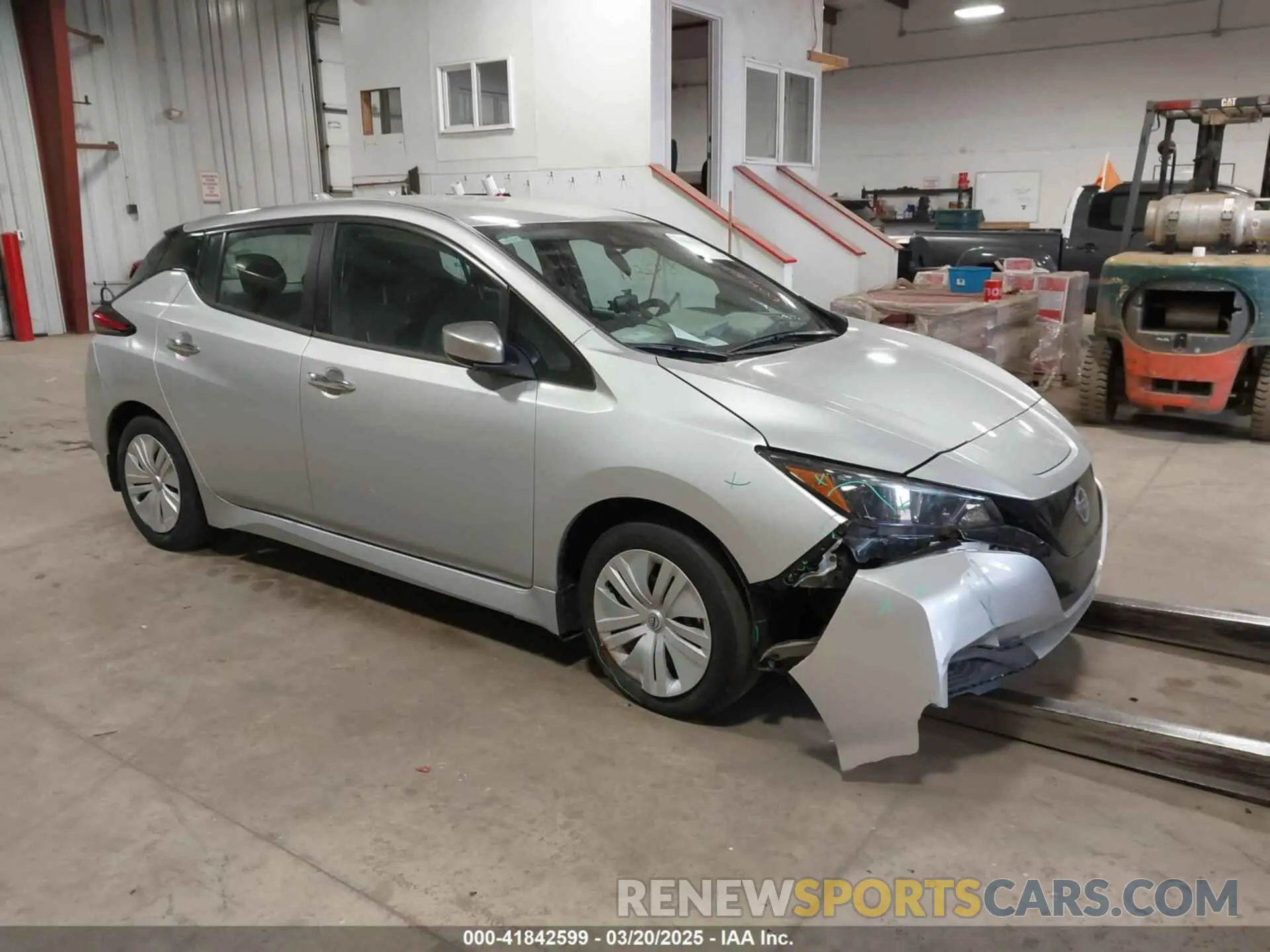 1 Photograph of a damaged car 1N4AZ1BV9PC559344 NISSAN LEAF 2023