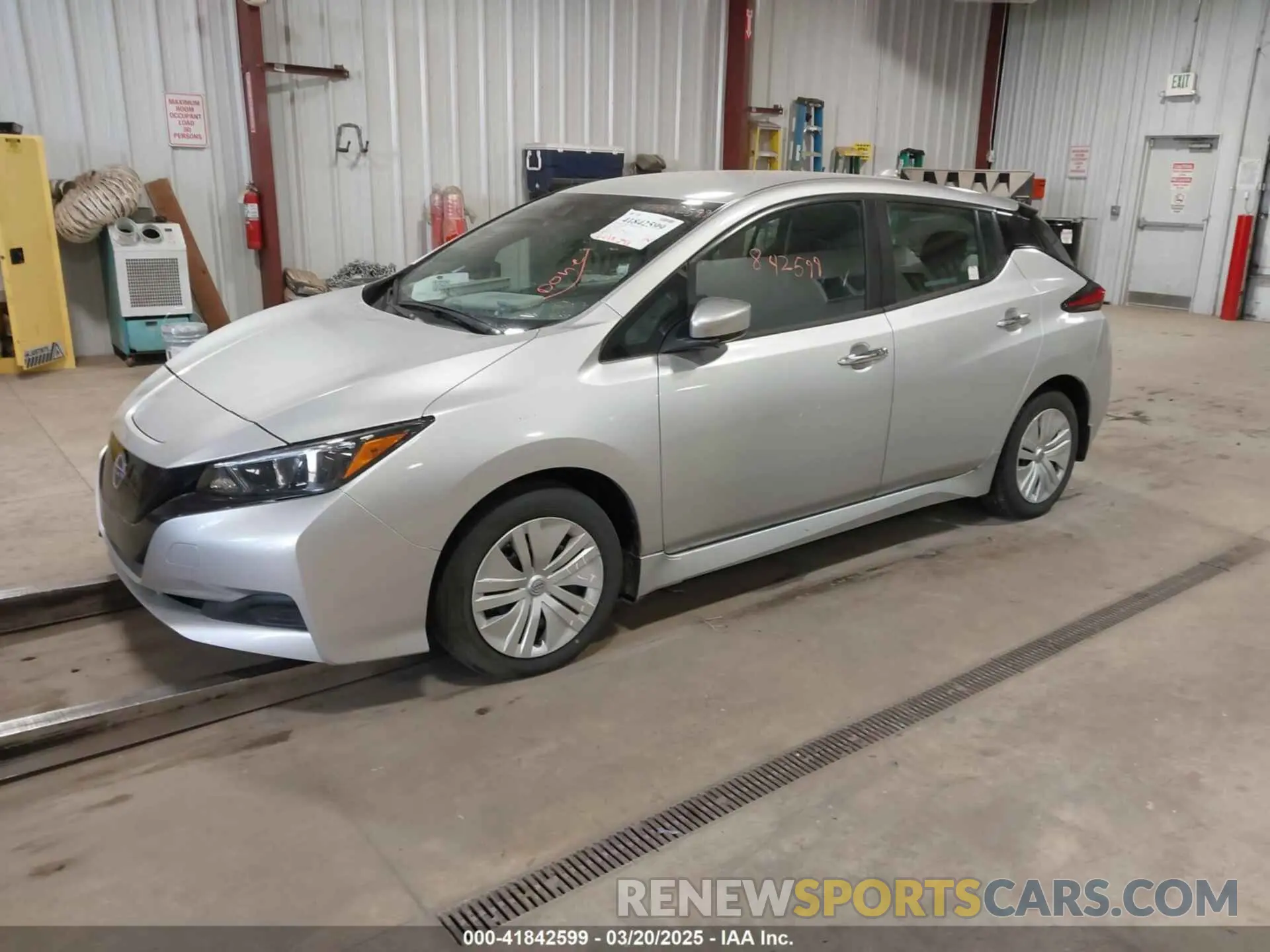 2 Photograph of a damaged car 1N4AZ1BV9PC559344 NISSAN LEAF 2023