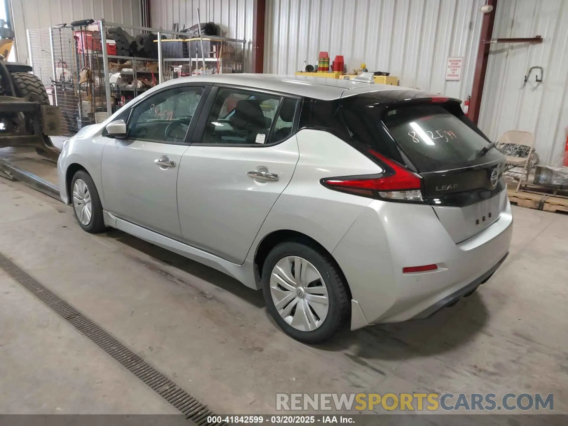 3 Photograph of a damaged car 1N4AZ1BV9PC559344 NISSAN LEAF 2023