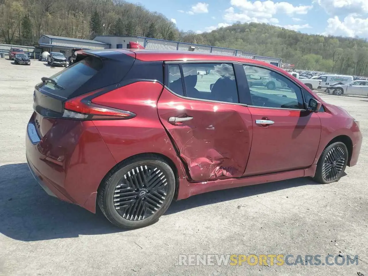 3 Photograph of a damaged car 1N4CZ1CV2PC550685 NISSAN LEAF 2023