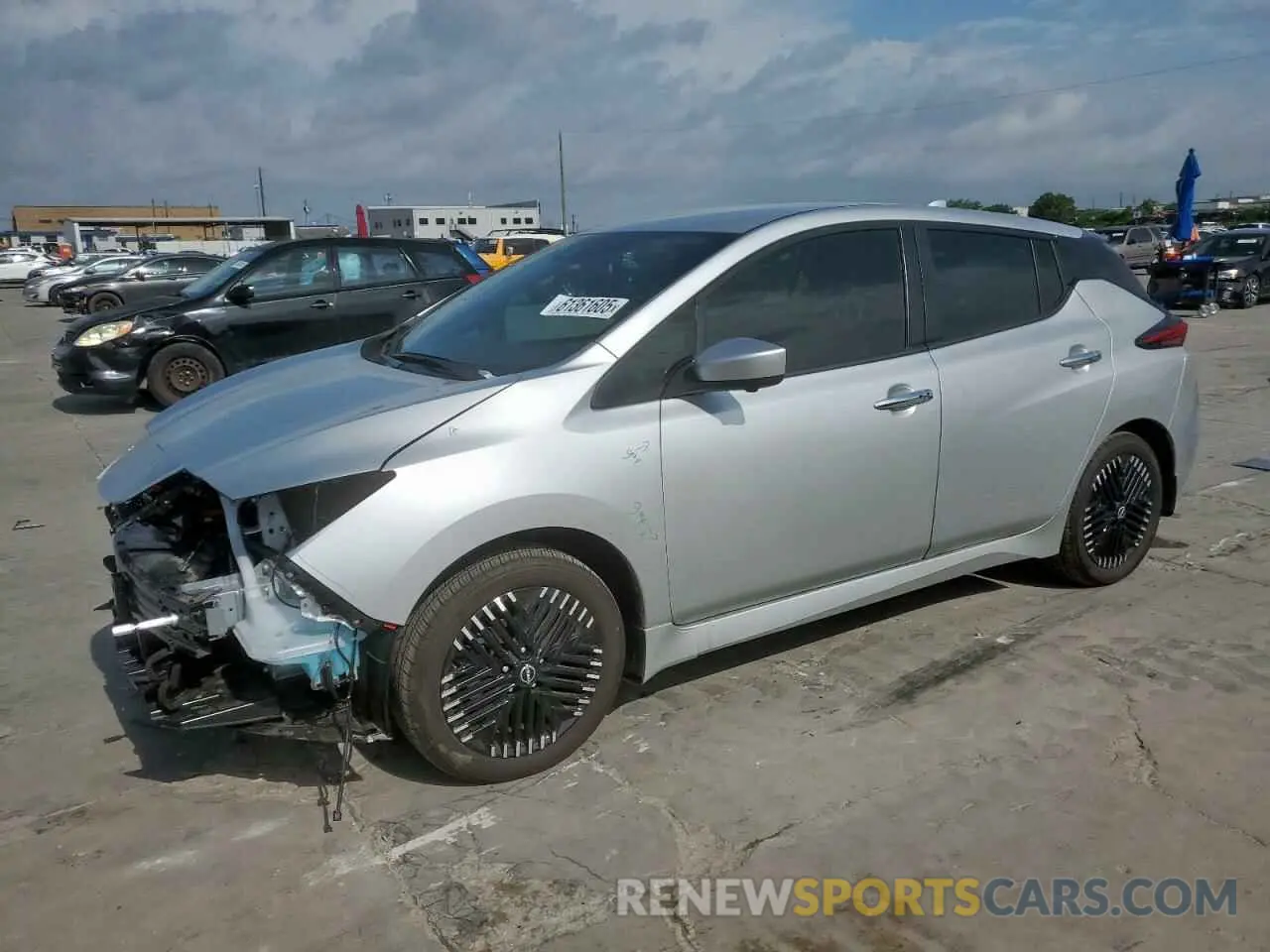 1 Photograph of a damaged car 1N4CZ1CV4PC560909 NISSAN LEAF 2023