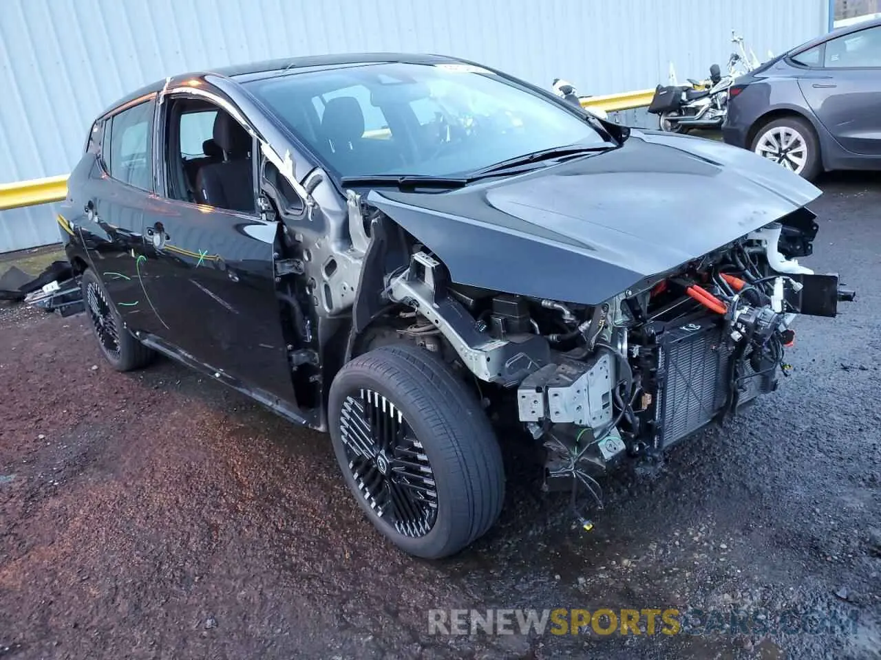 4 Фотография поврежденного автомобиля 1N4CZ1CV5PC552799 NISSAN LEAF 2023