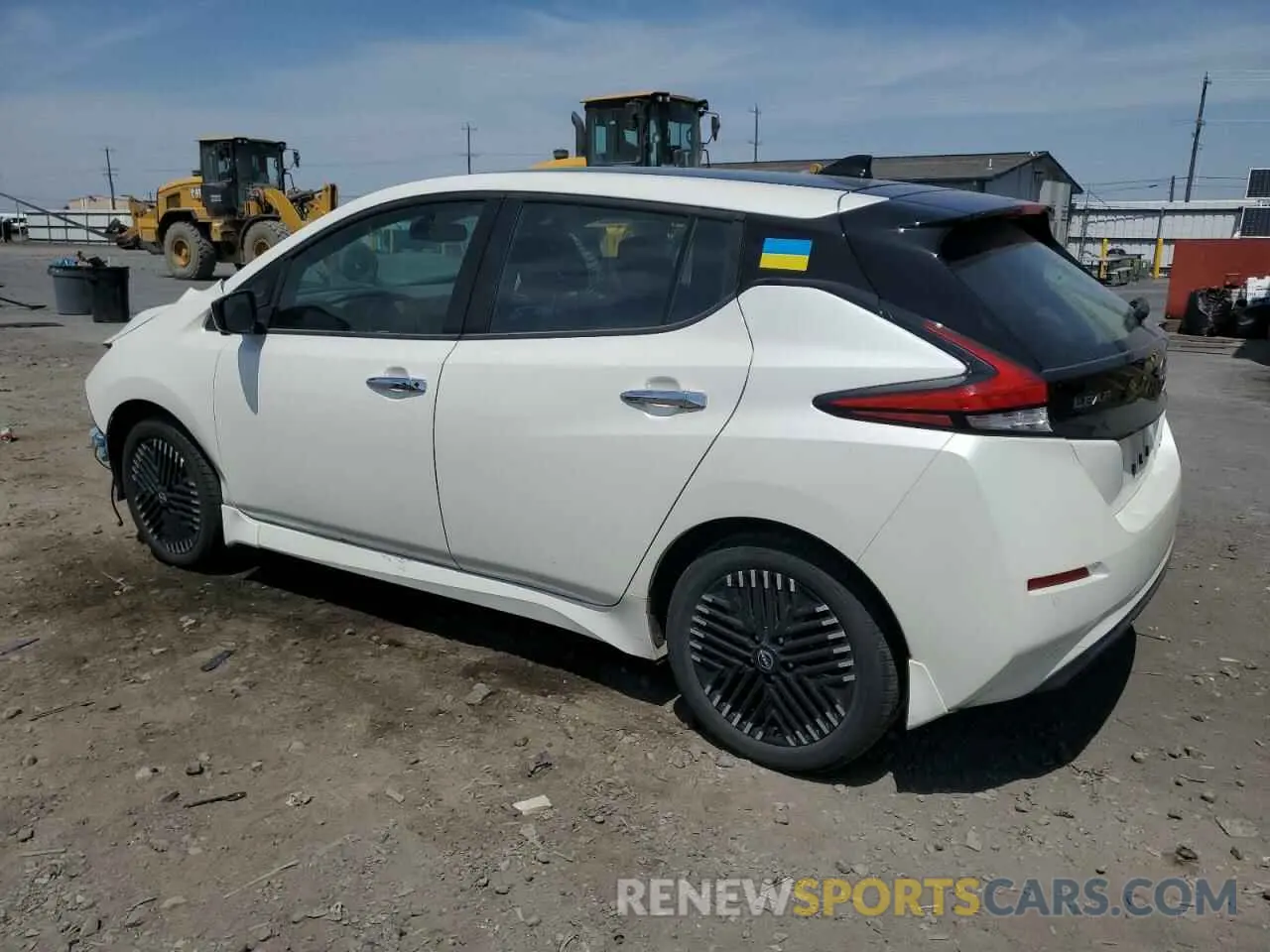 2 Photograph of a damaged car 1N4CZ1CV6PC551242 NISSAN LEAF 2023