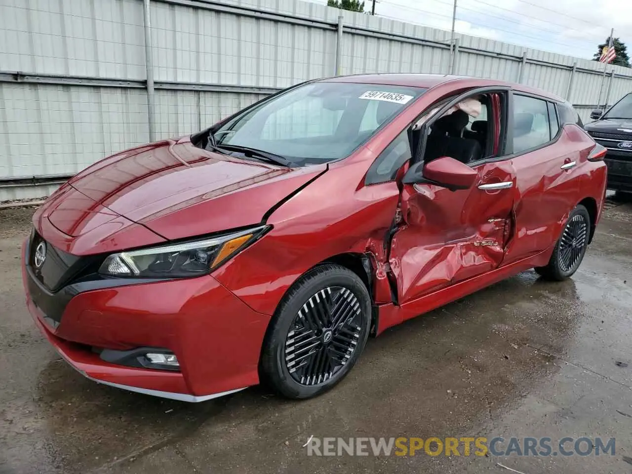 1 Фотография поврежденного автомобиля 1N4CZ1CV9PC552403 NISSAN LEAF 2023