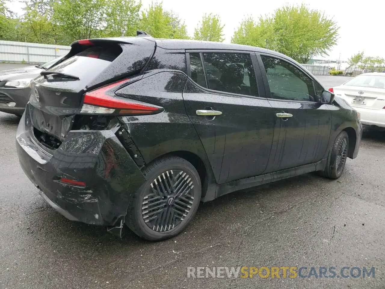 3 Photograph of a damaged car 1N4CZ1CVXPC552443 NISSAN LEAF 2023