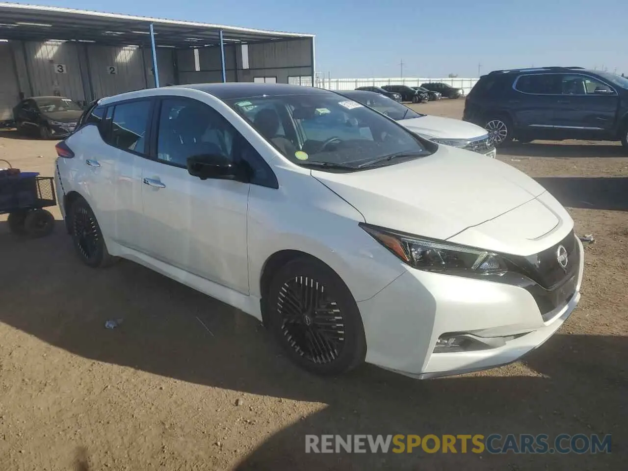 4 Photograph of a damaged car 1N4CZ1CV5RC553051 NISSAN LEAF 2024