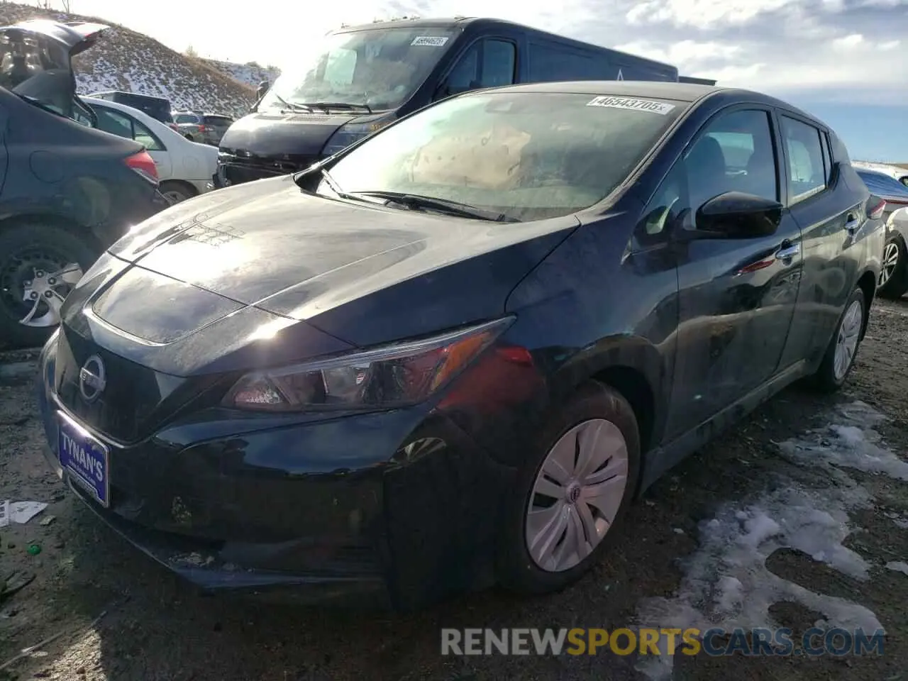1 Фотография поврежденного автомобиля 1N4AZ1BV1SC550016 NISSAN LEAF 2025