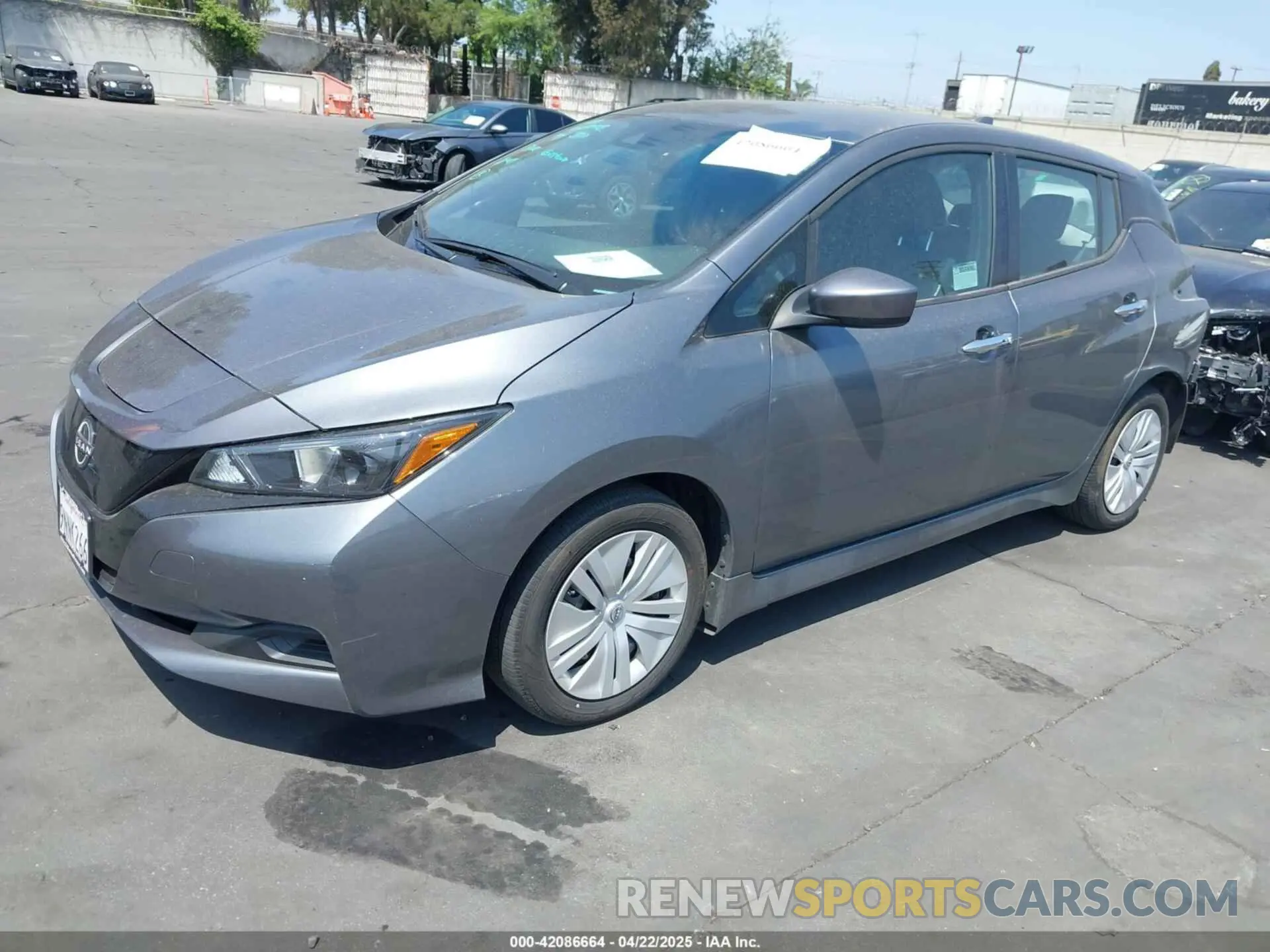 2 Photograph of a damaged car 1N4AZ1BV1SC550694 NISSAN LEAF 2025