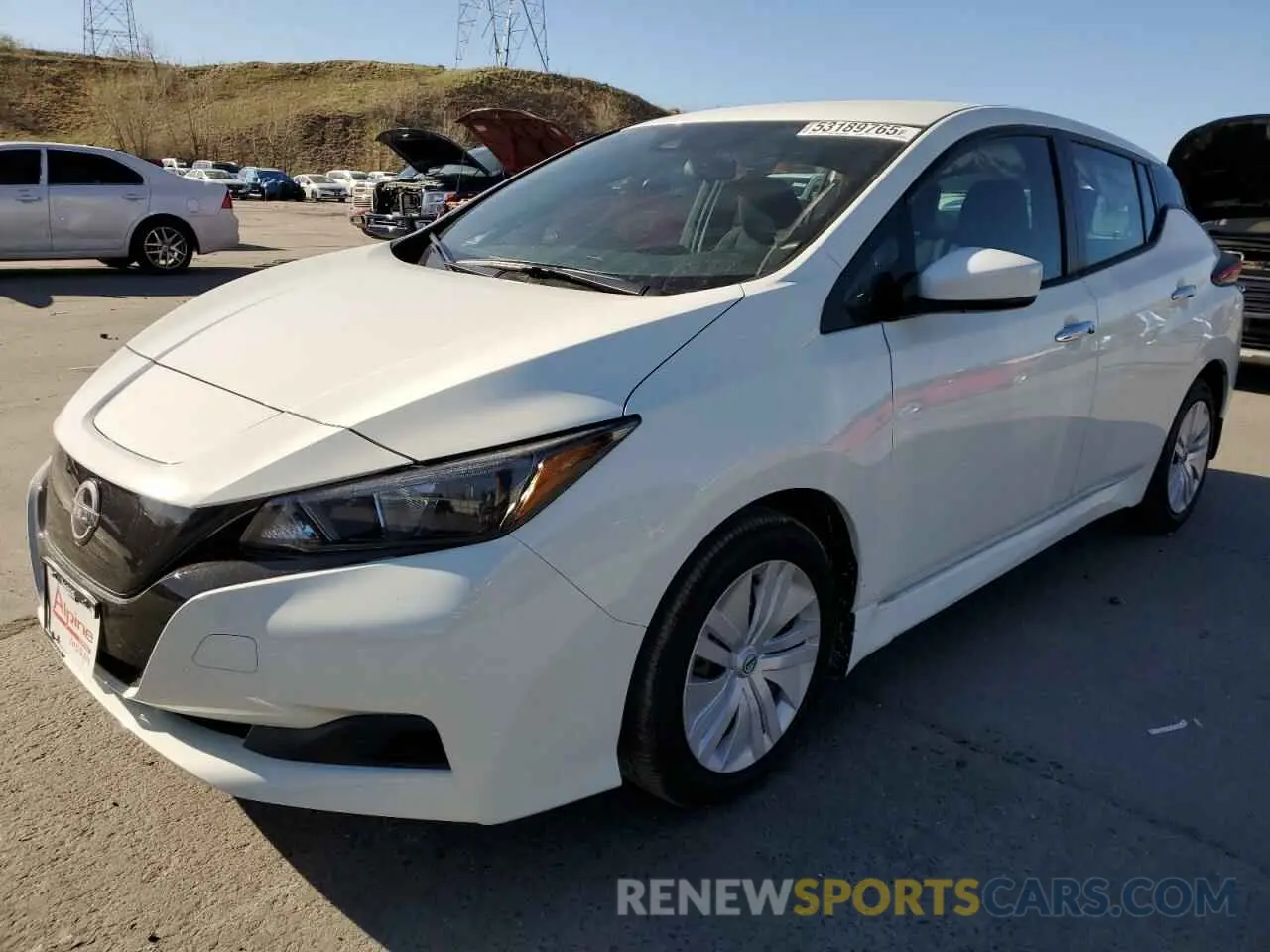 1 Photograph of a damaged car 1N4AZ1BV1SC562084 NISSAN LEAF 2025
