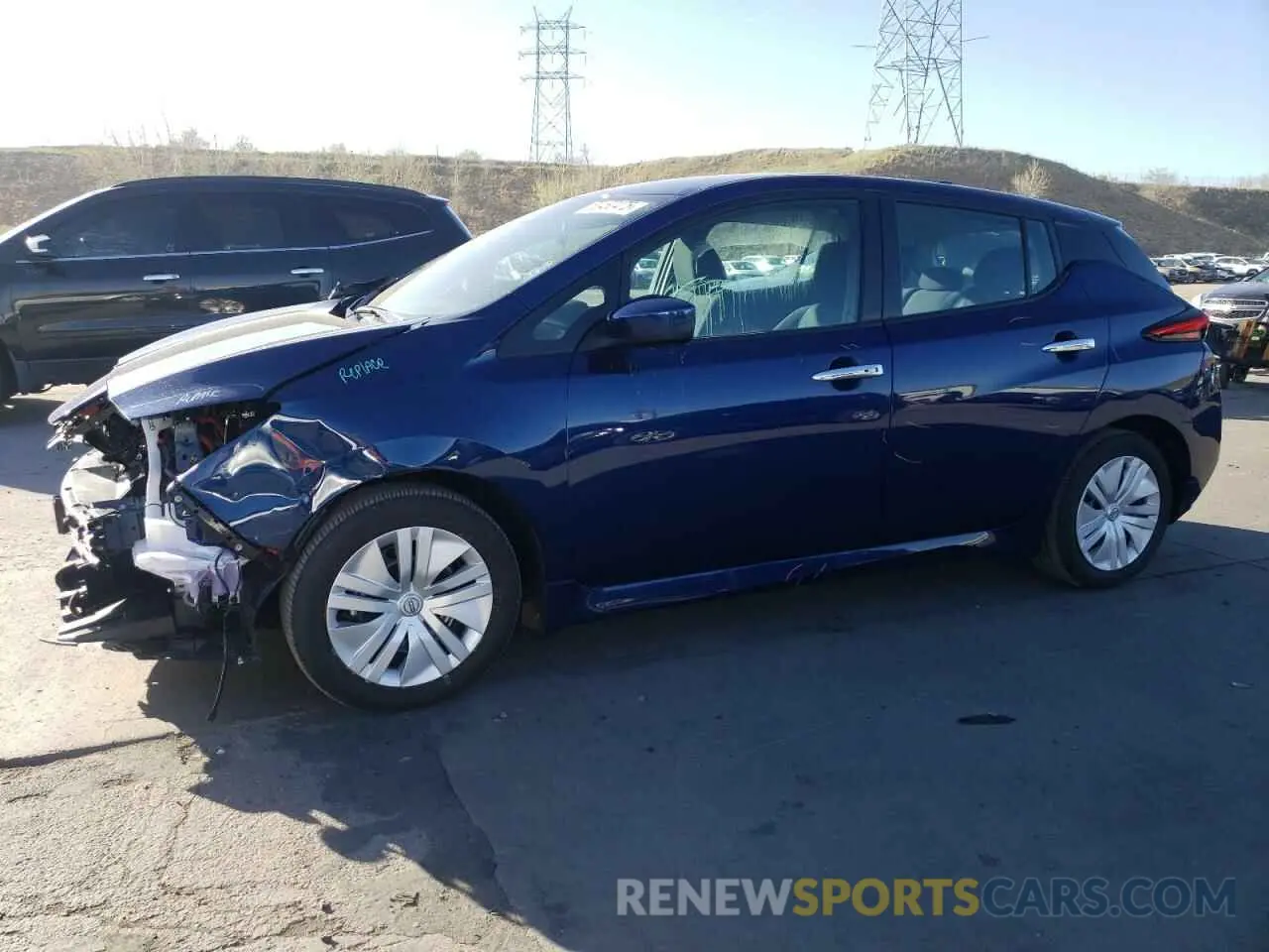 1 Photograph of a damaged car 1N4AZ1BV9SC562835 NISSAN LEAF 2025