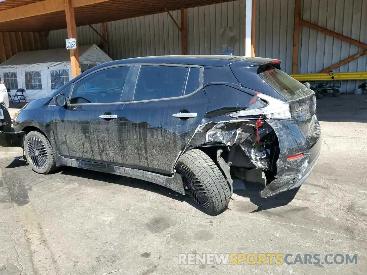2 Photograph of a damaged car 1N4CZ1CV0SC566585 NISSAN LEAF 2025